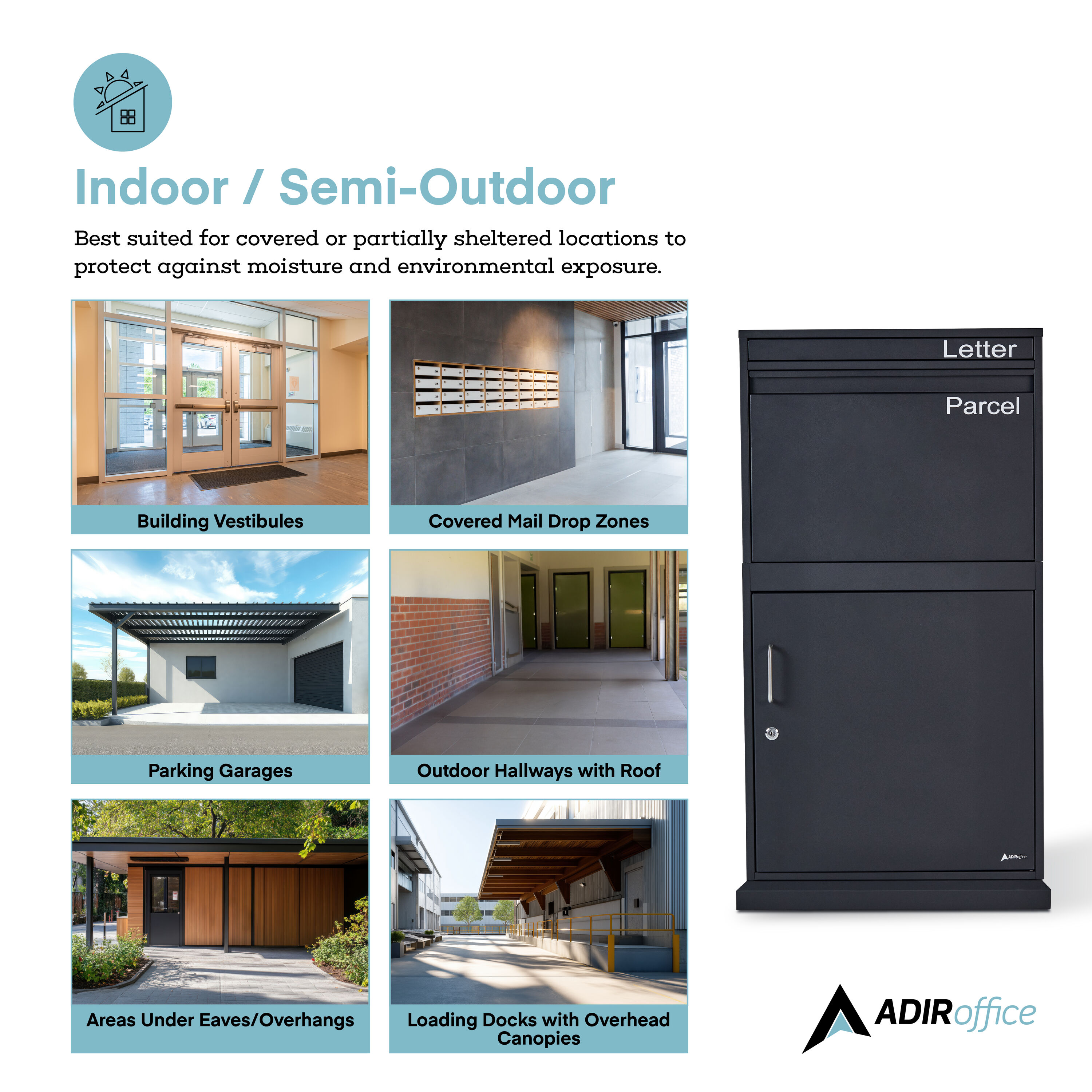 AdirOffice 63115BLKMK mailboxes - View #14