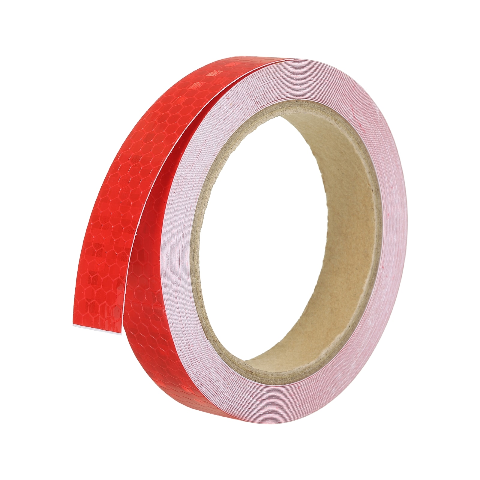 PATIKIL Reflective Tape 0.8inch x 33 Ft Waterproof High Visibility Warning Safety Adhesive Tape Outdoor Reflector for Bikes Cars Motorcycles Trucks Red
