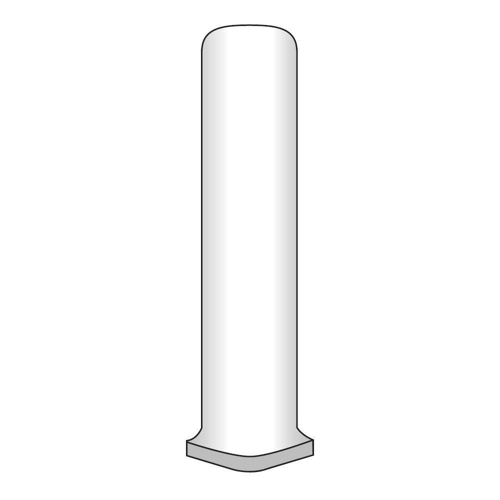 Emser F88EURANO0106CO EURASIA Noce Porcelain Cove Corner Tile (1-in x 6-in)