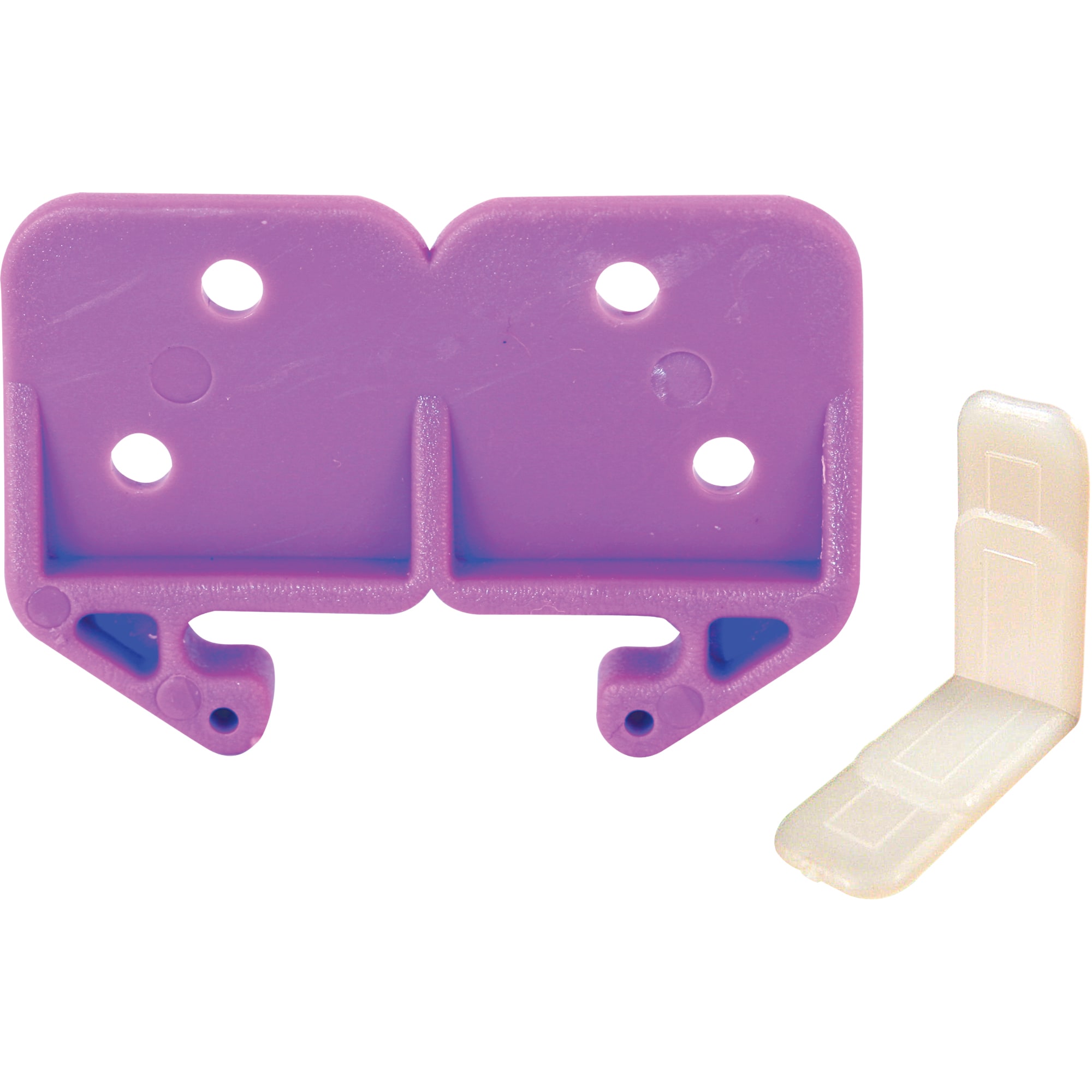 Prime-Line 22793 White Purple Mounting template