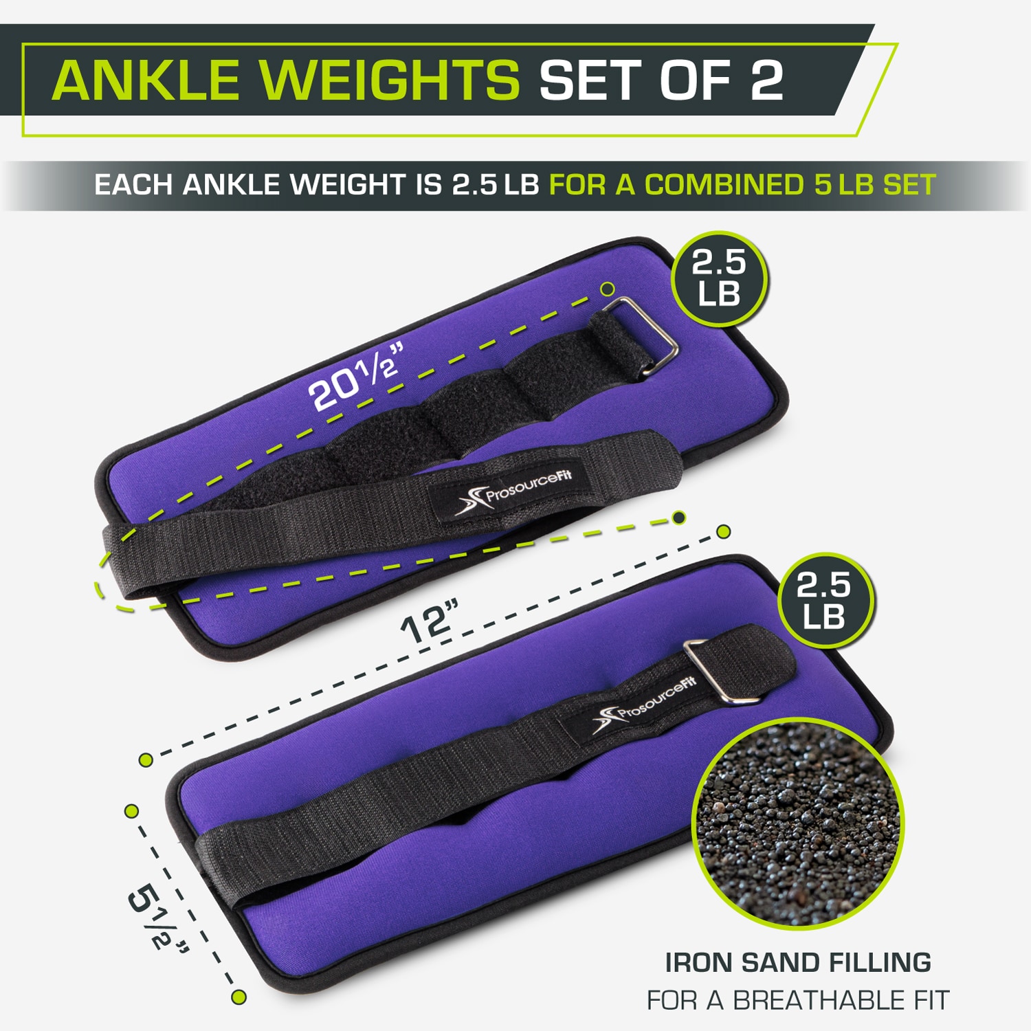 ProsourceFit PS-1233-AW-PURPLE Weight-Training-Accessories - View #2
