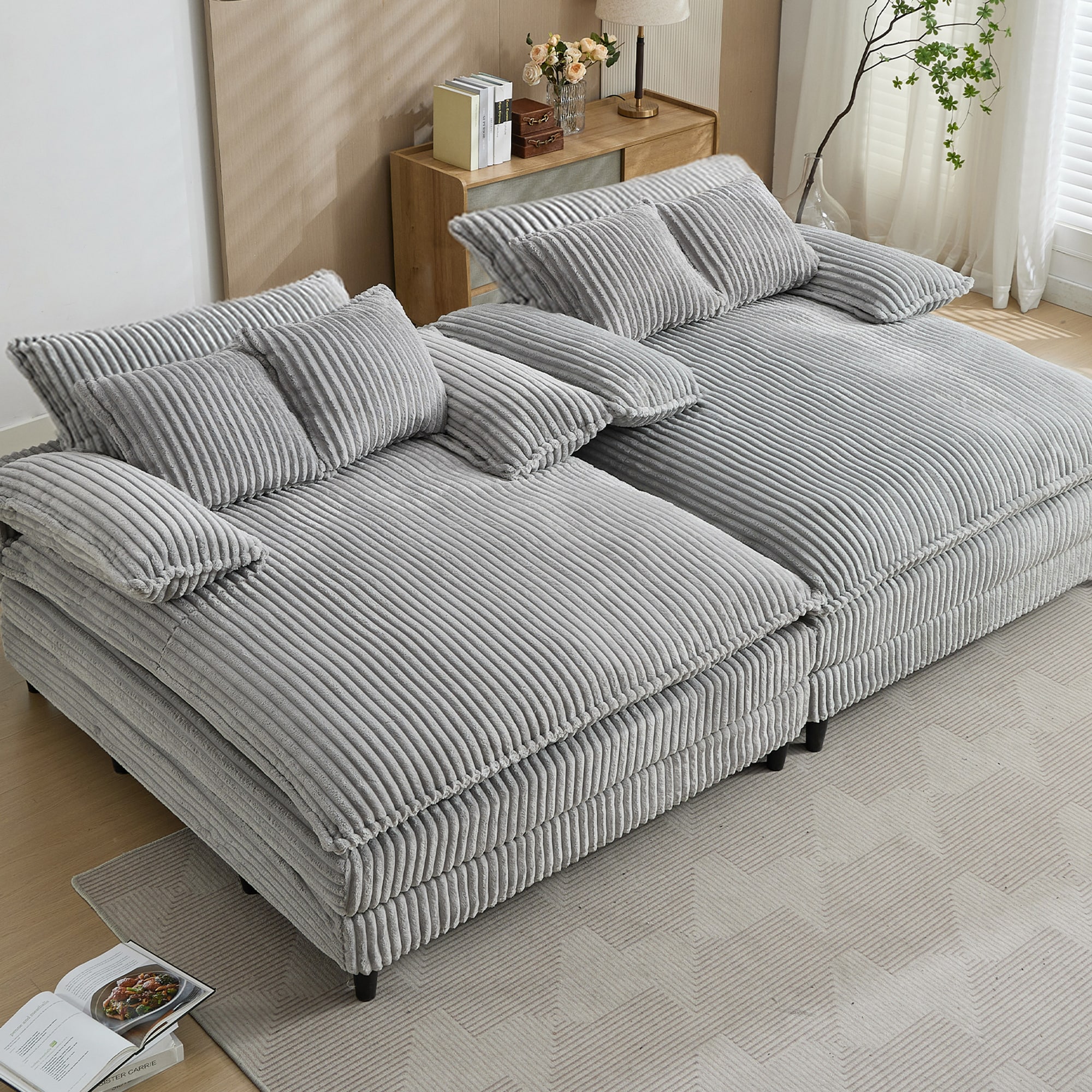 SINOFURN SYA020263GY Sofas-Loveseats - View #7