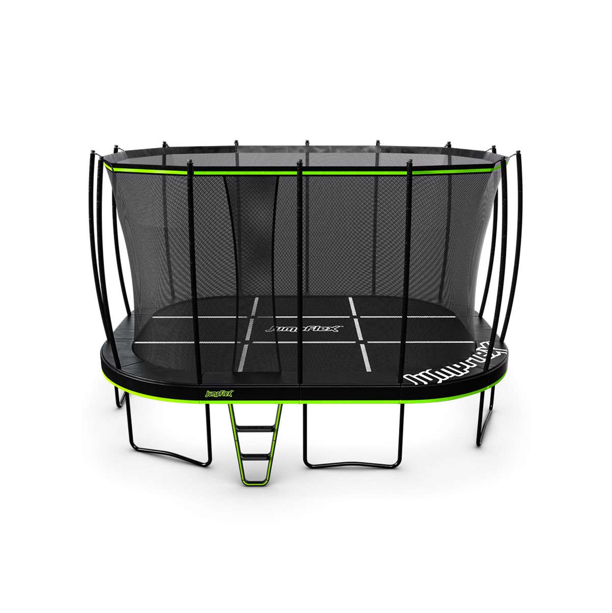 JumpFlex HERO 15 Feet Trampoline with PROJAM Hero Basketball Hoop