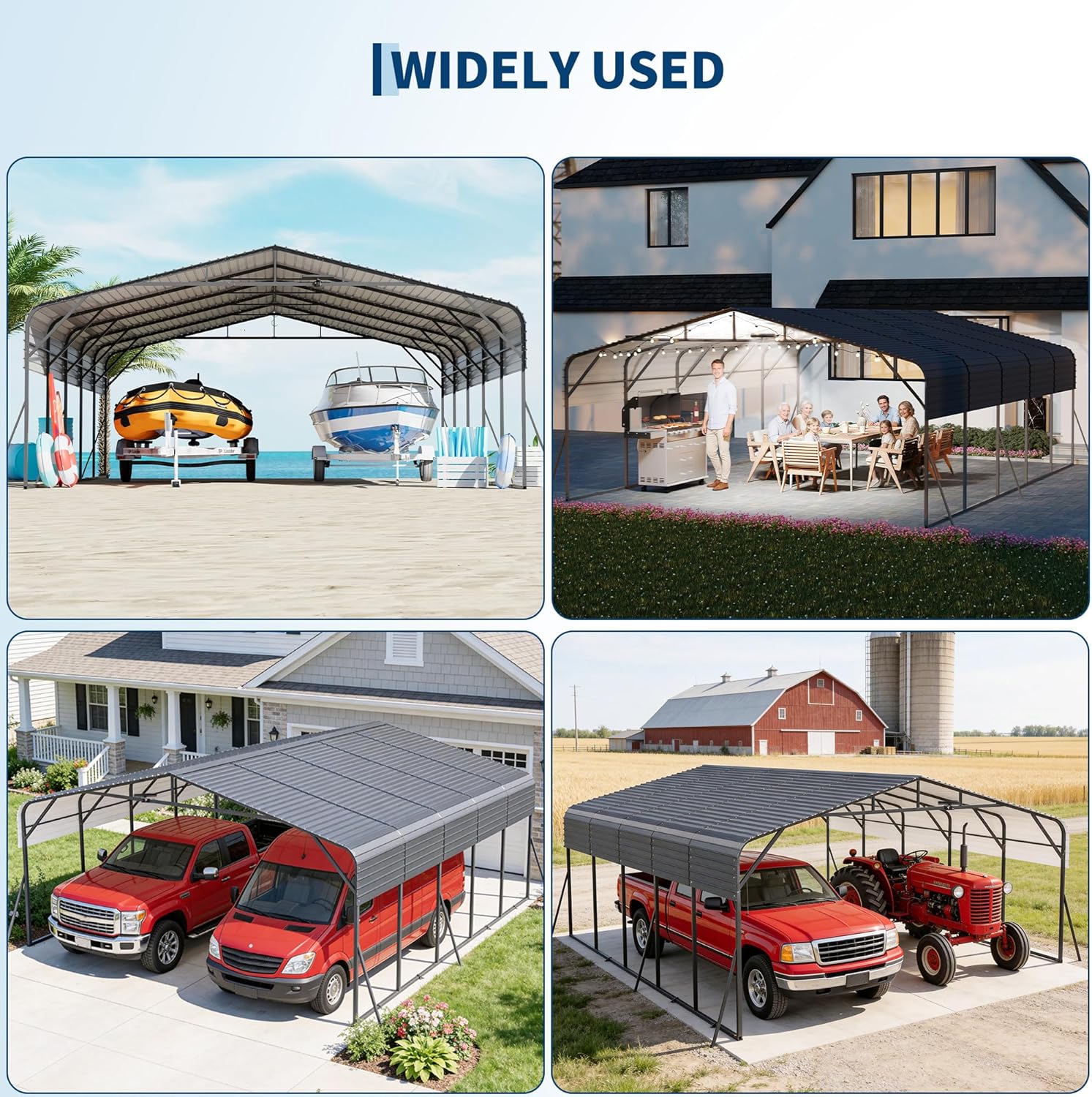 IdealHouse JOEY-0MV5IL23TNHC Carport-Covers - View #4