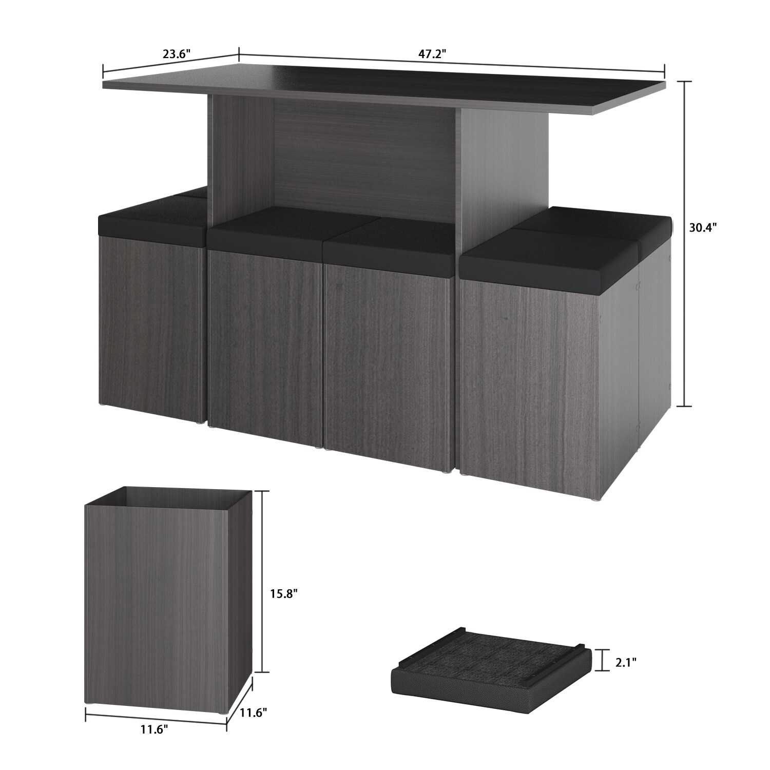 FUFU&GAGA LJY-WFKF180109-01 Dining-Tables - View #16