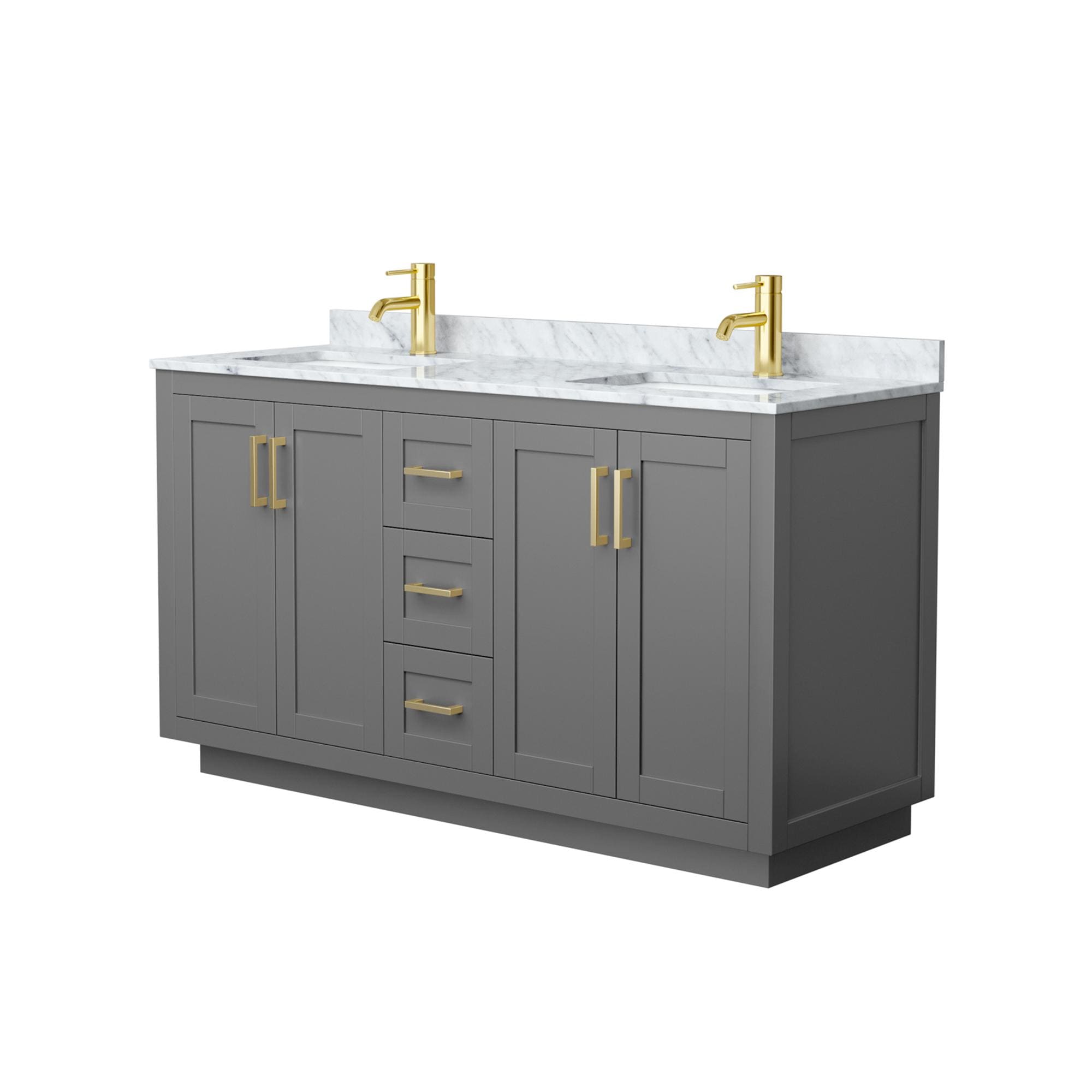 Wyndham Collection WCF292960DGGCMUNSMXX Bath-Vanity-Combo - View #2
