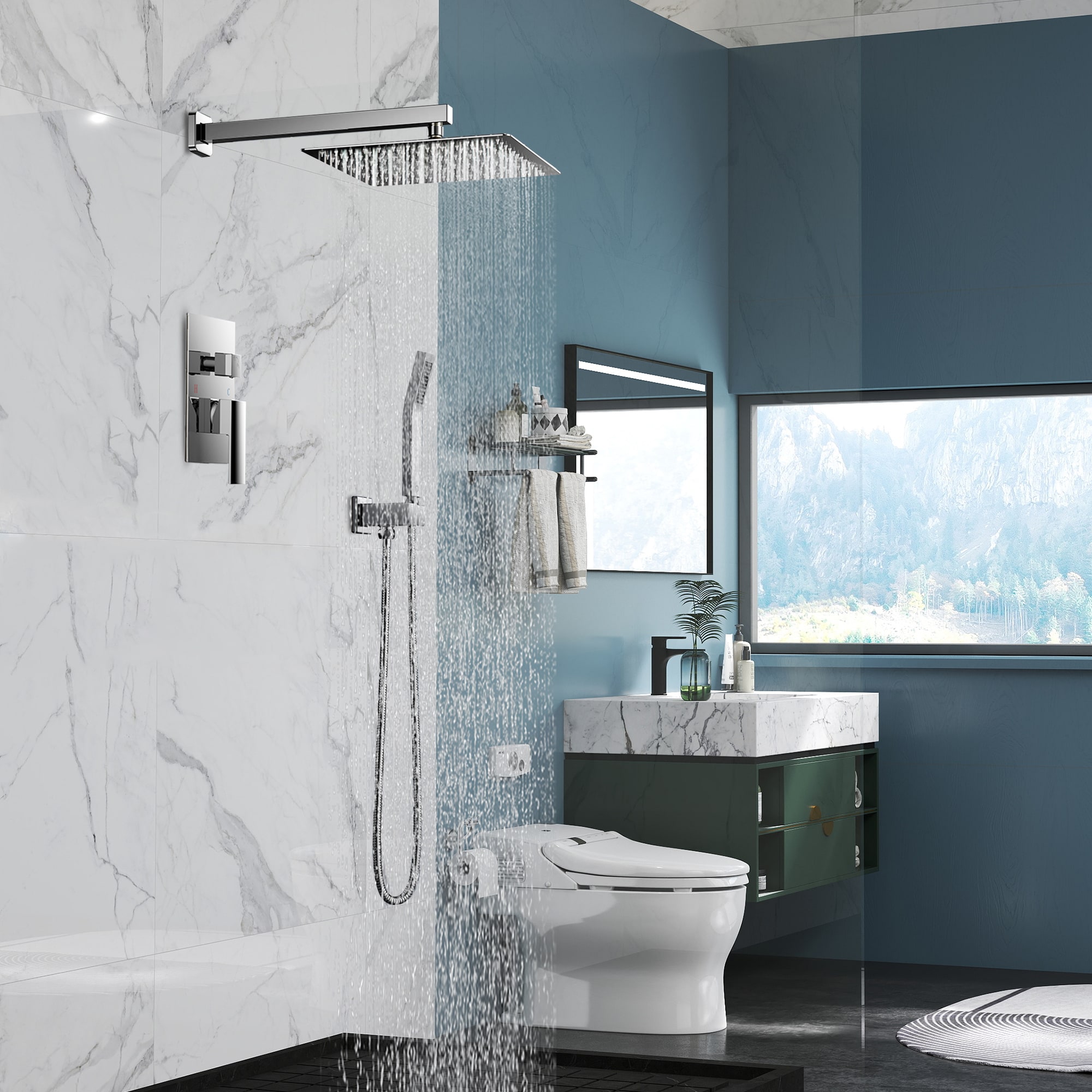 FORIOUS L01010CH-10IN Tub-Shower-Faucets - View #3