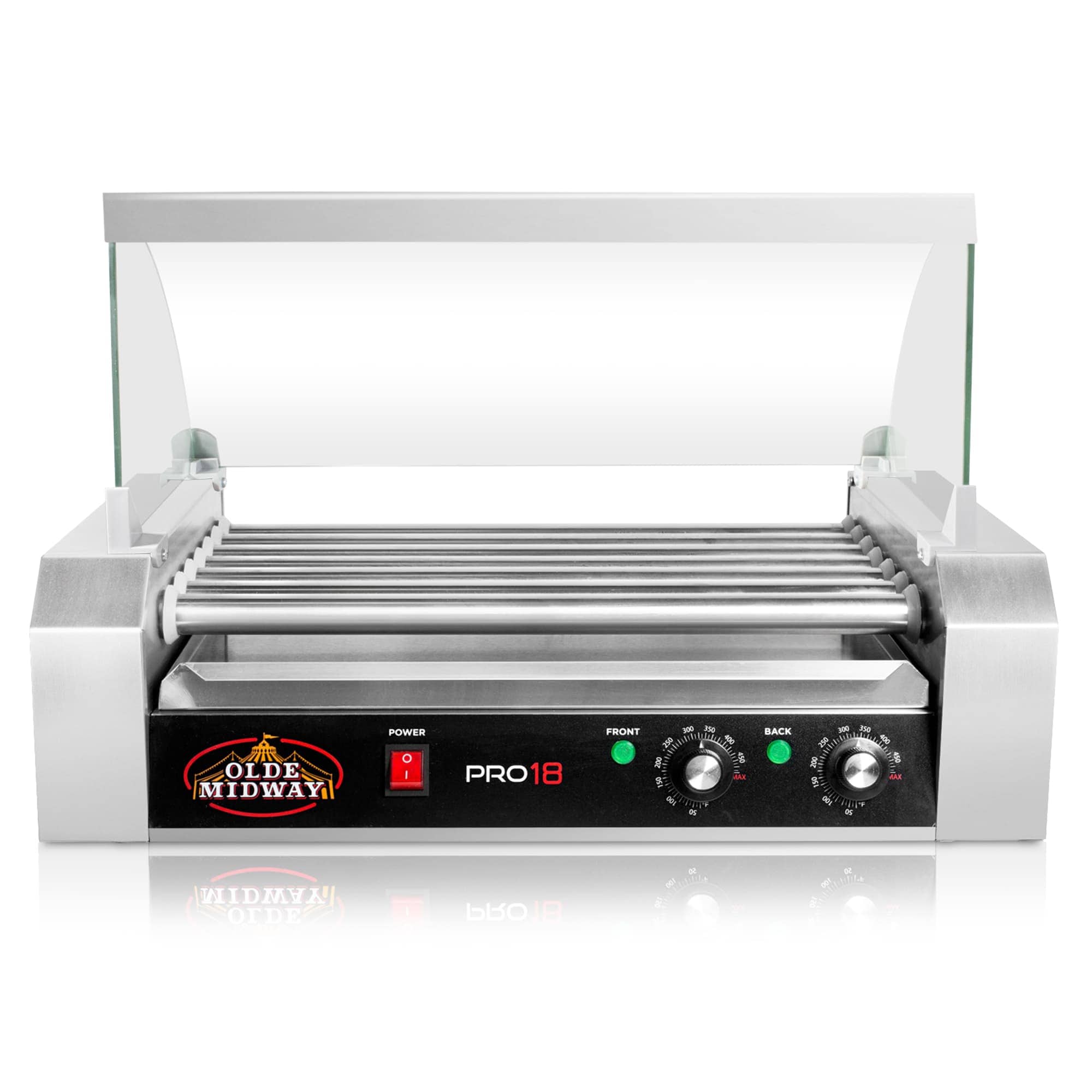 Olde Midway CON-ROLL-PRO18-CVR Hot-Dog-Cookers - View #3