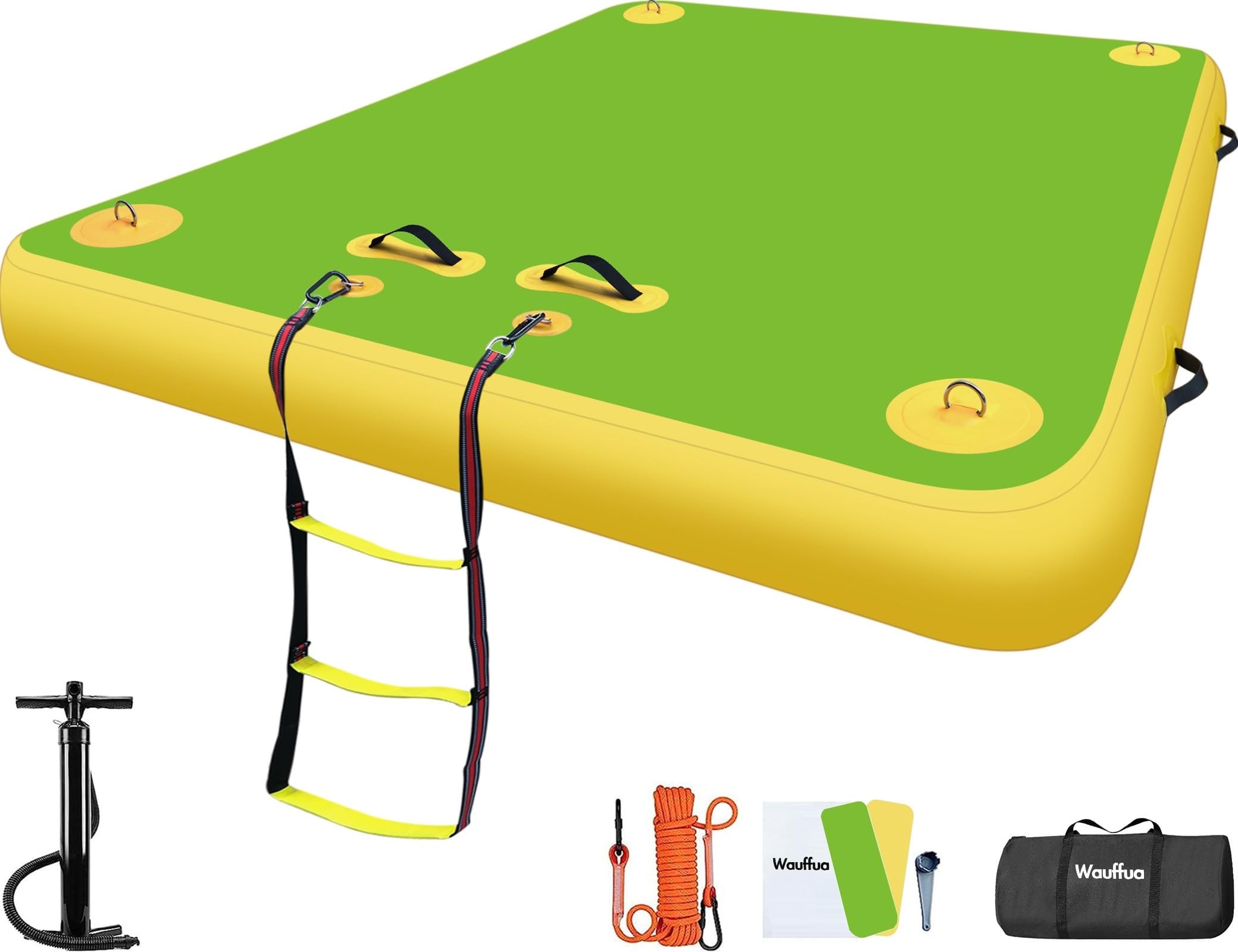Aoibox Inflatable Floating Dock for Lakes Thick Lake Floats for Adults ...