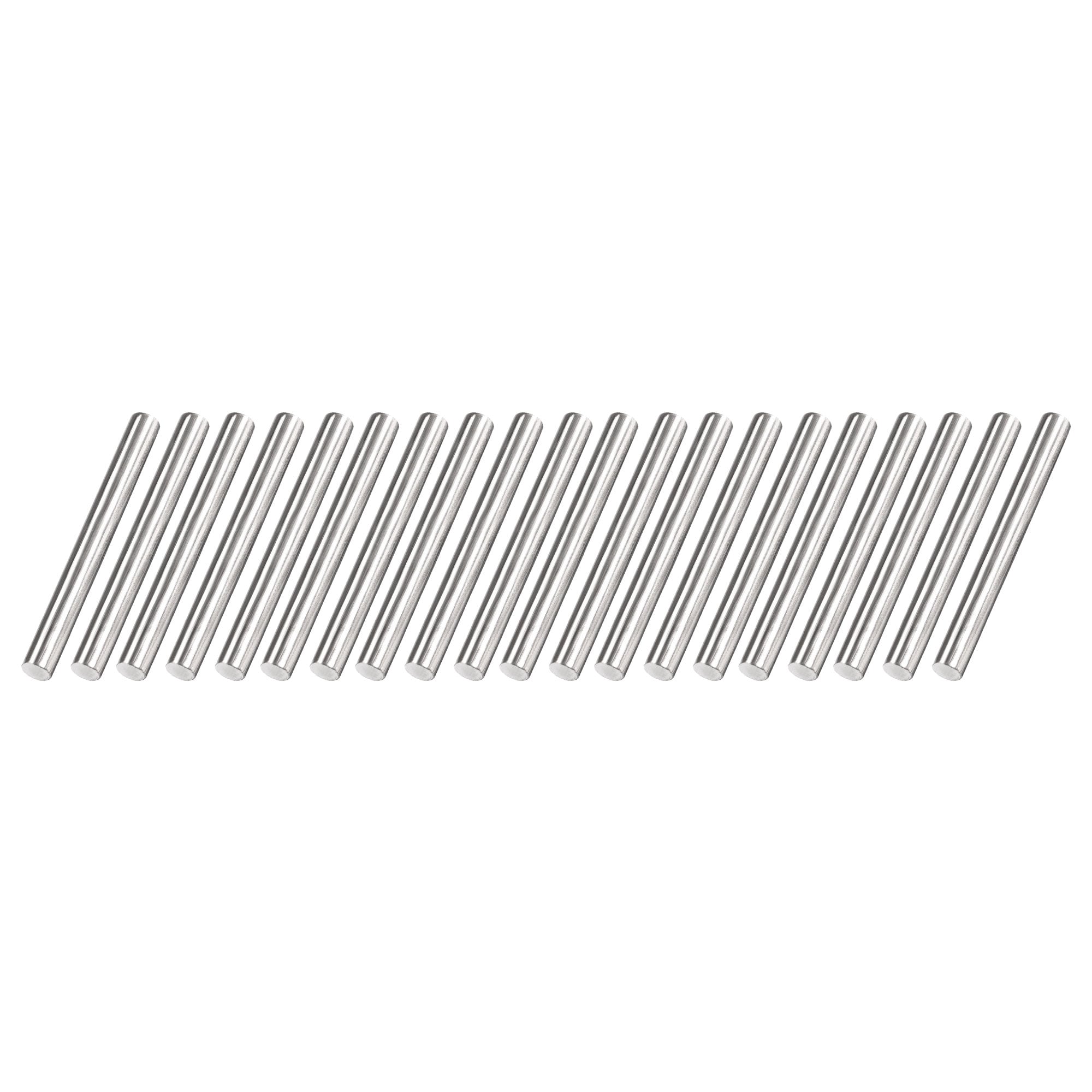 Unique Bargains 4mm x 25mm 304 Stainless Steel Solid Round Rod for ...