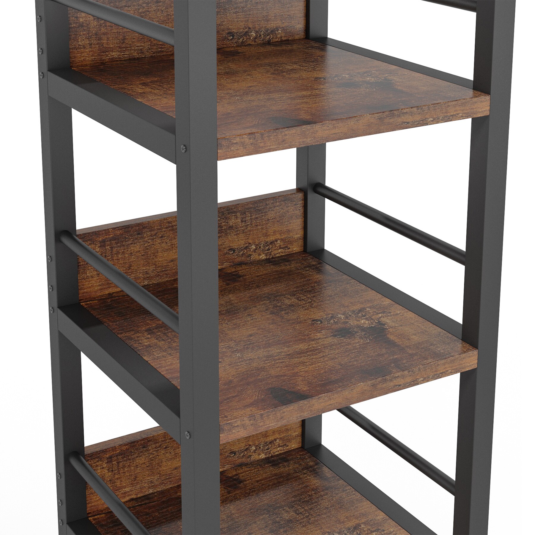 Millwood Pines Aleksis Corner Storage Bookcase