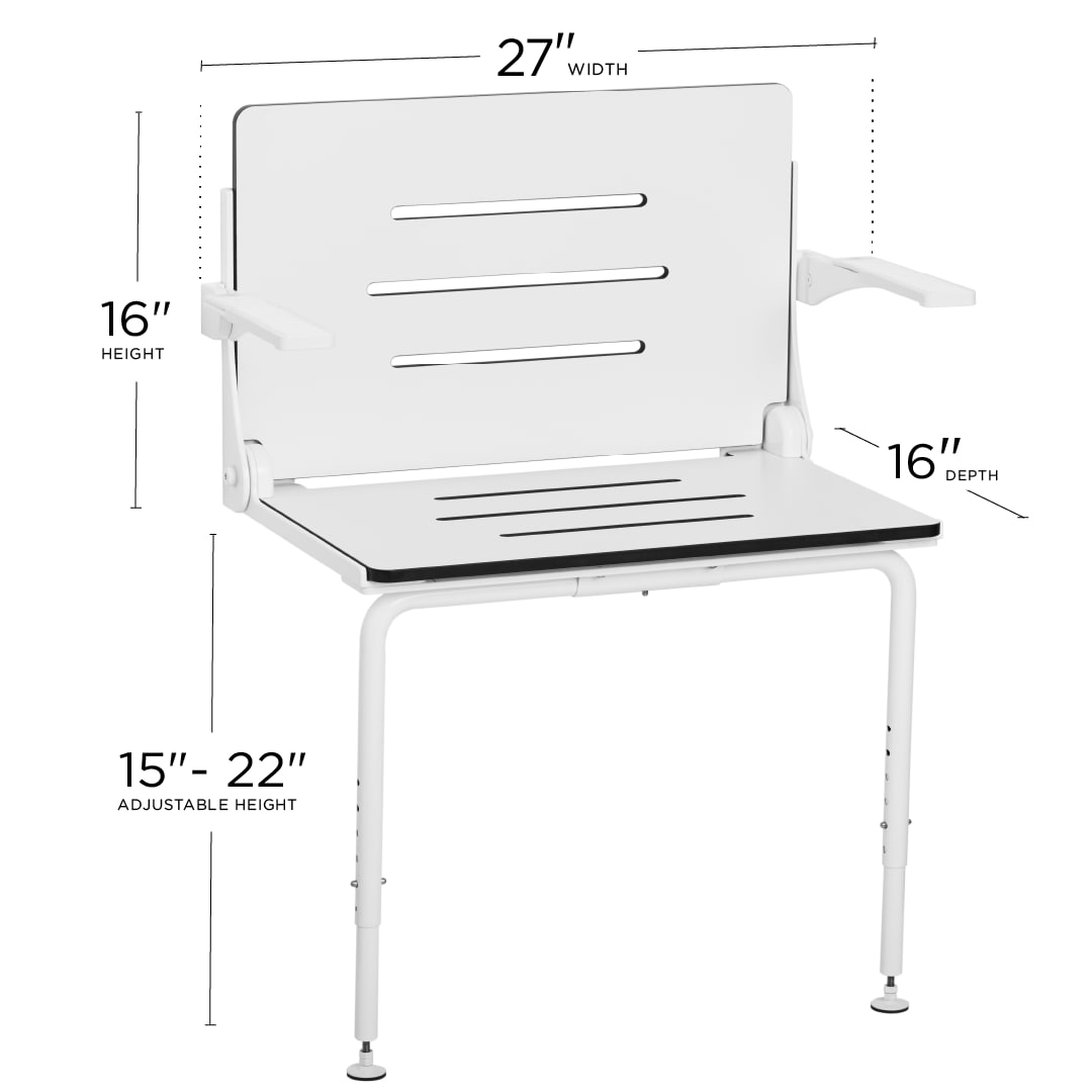 Seachrome SHAFB-240155-PWS Bath-Safety-Seats-Benches - View #2