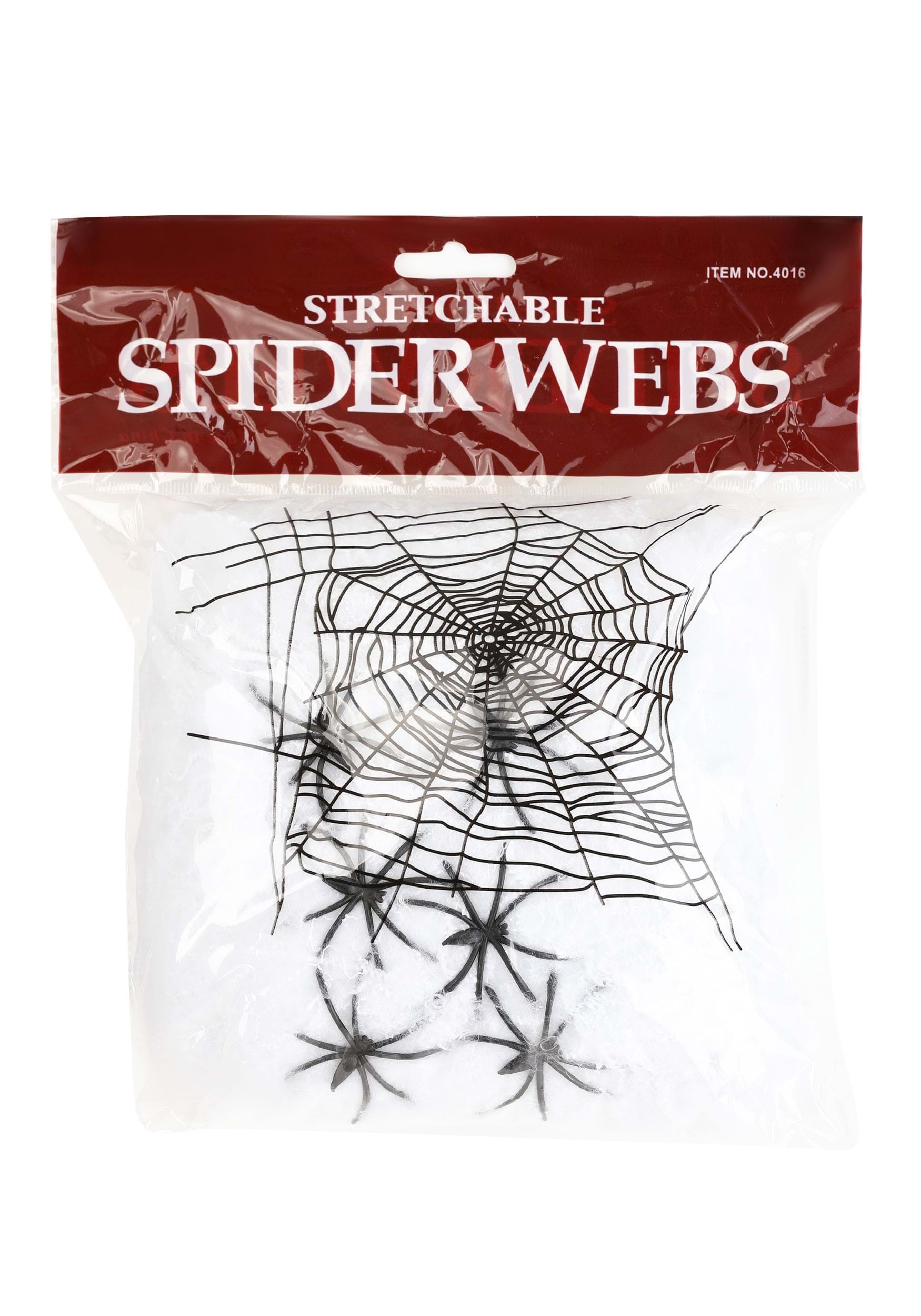 HalloweenCostumes.com FUN5705-ST FUN Costumes 400 Square Foot White Spider Web Halloween Decoration Spider Webs Standard