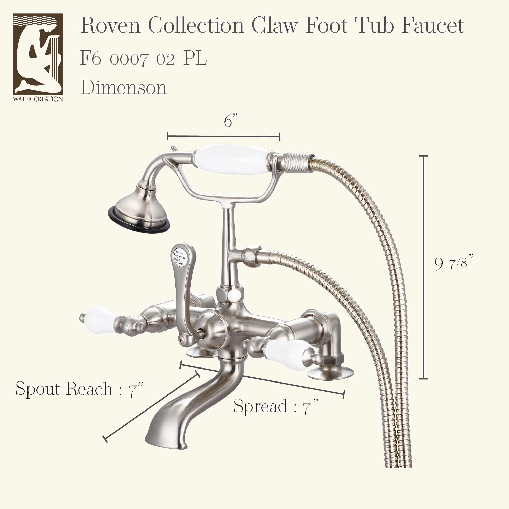 Water Creation F6-0007-02-PL Roman-Tub-Faucets - View #6