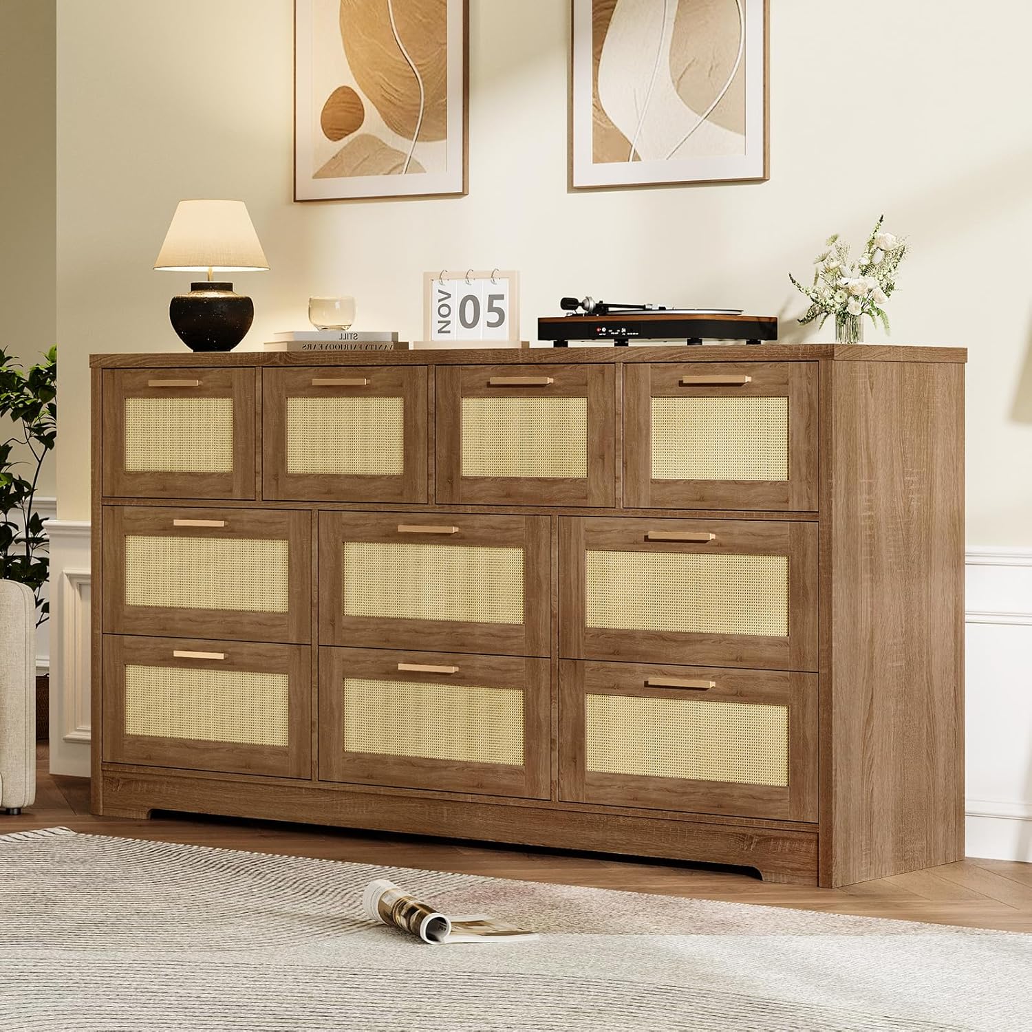 brown boho dresser Boho Accent Dresser & Storage Cabinet main image 1