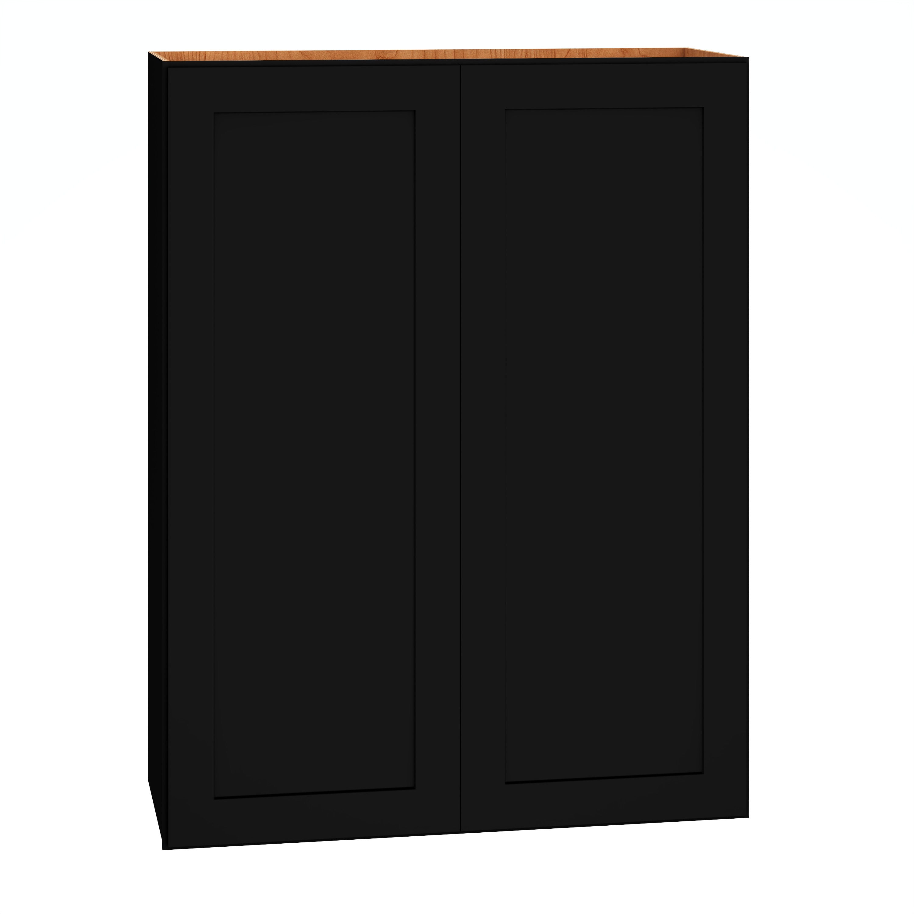 Diamond Express 61I-W3039 Jamestown 30-in W x 39-in H x 12-in D Black Wall Fully assembled Plywood Cabinet (Recessed Panel Shaker)