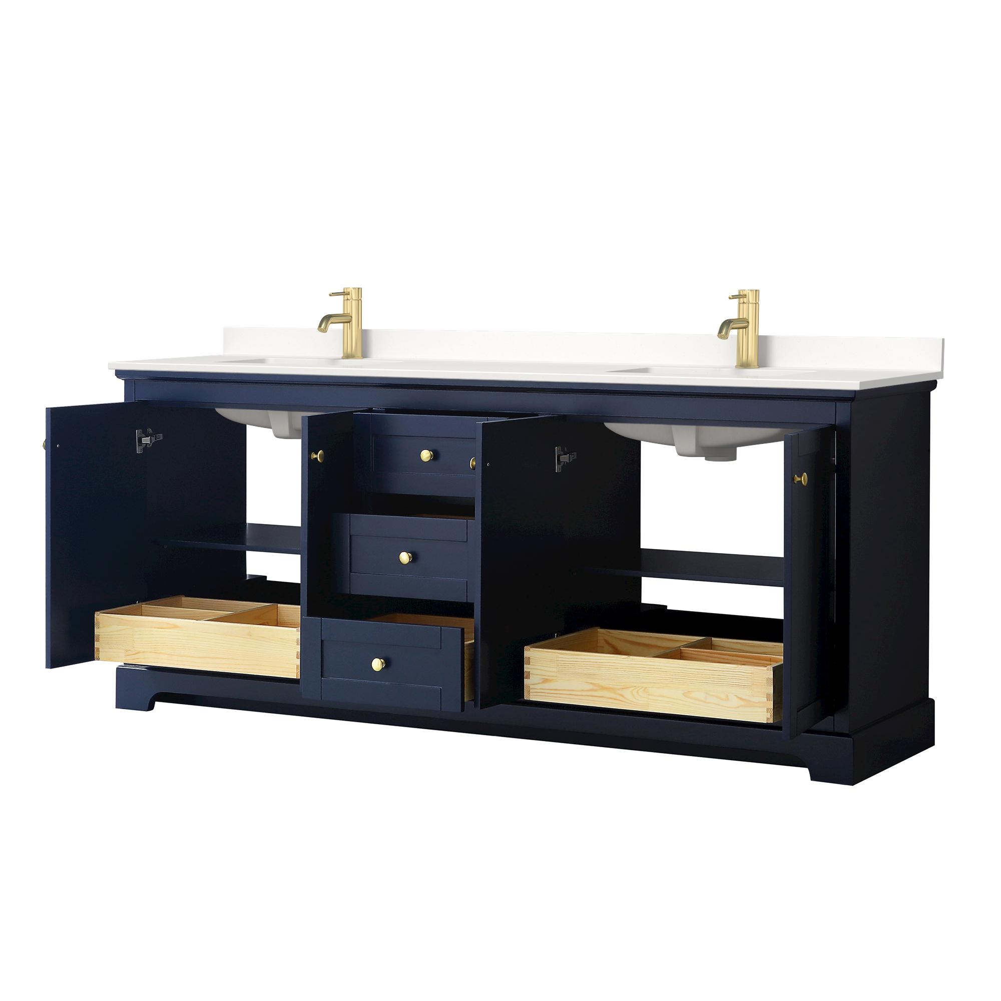 Wyndham Collection WCV232380DBLWQUNSMXX Bath-Vanity-Combo - View #3