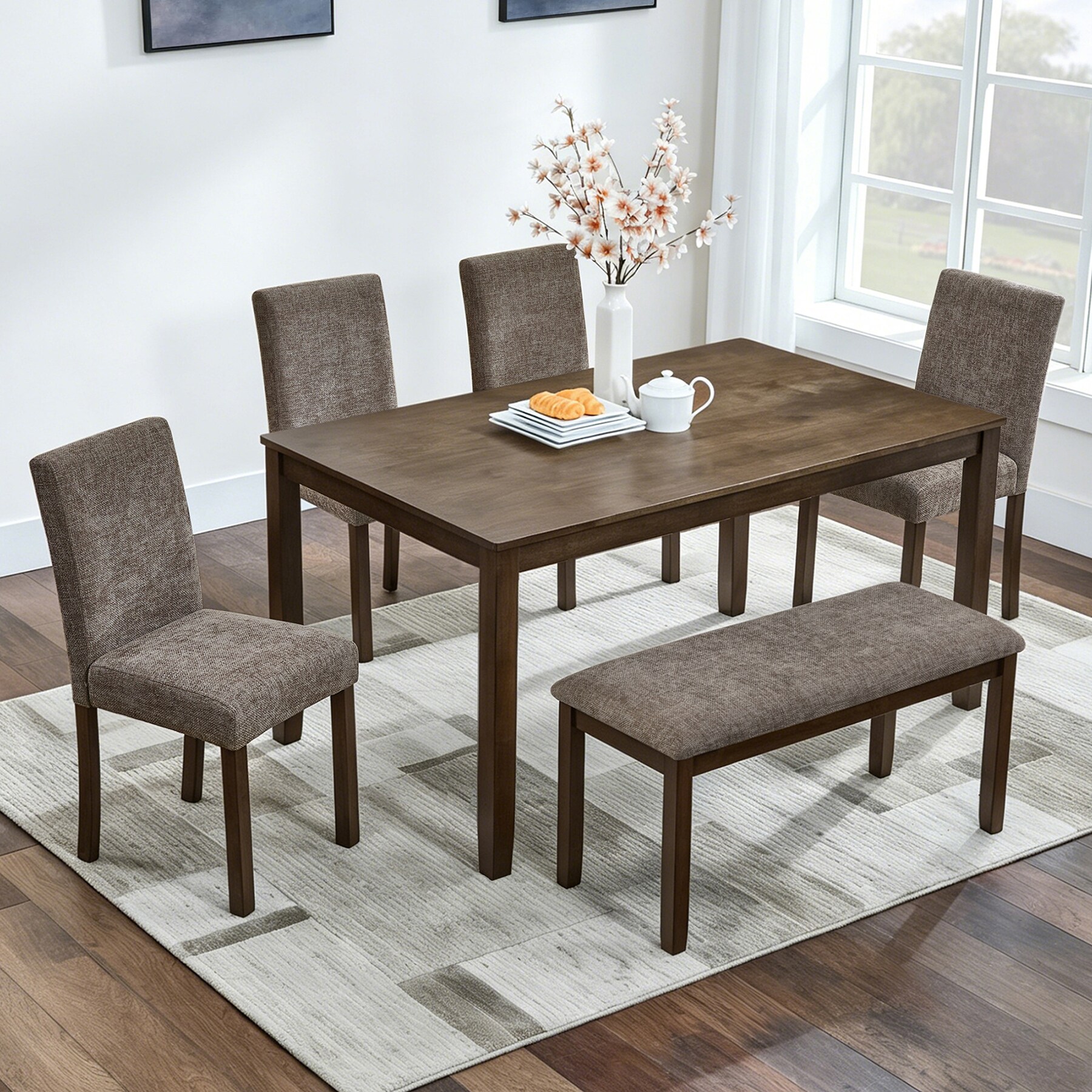 SINOFURN SYA010611WT Dining-Sets - View #2