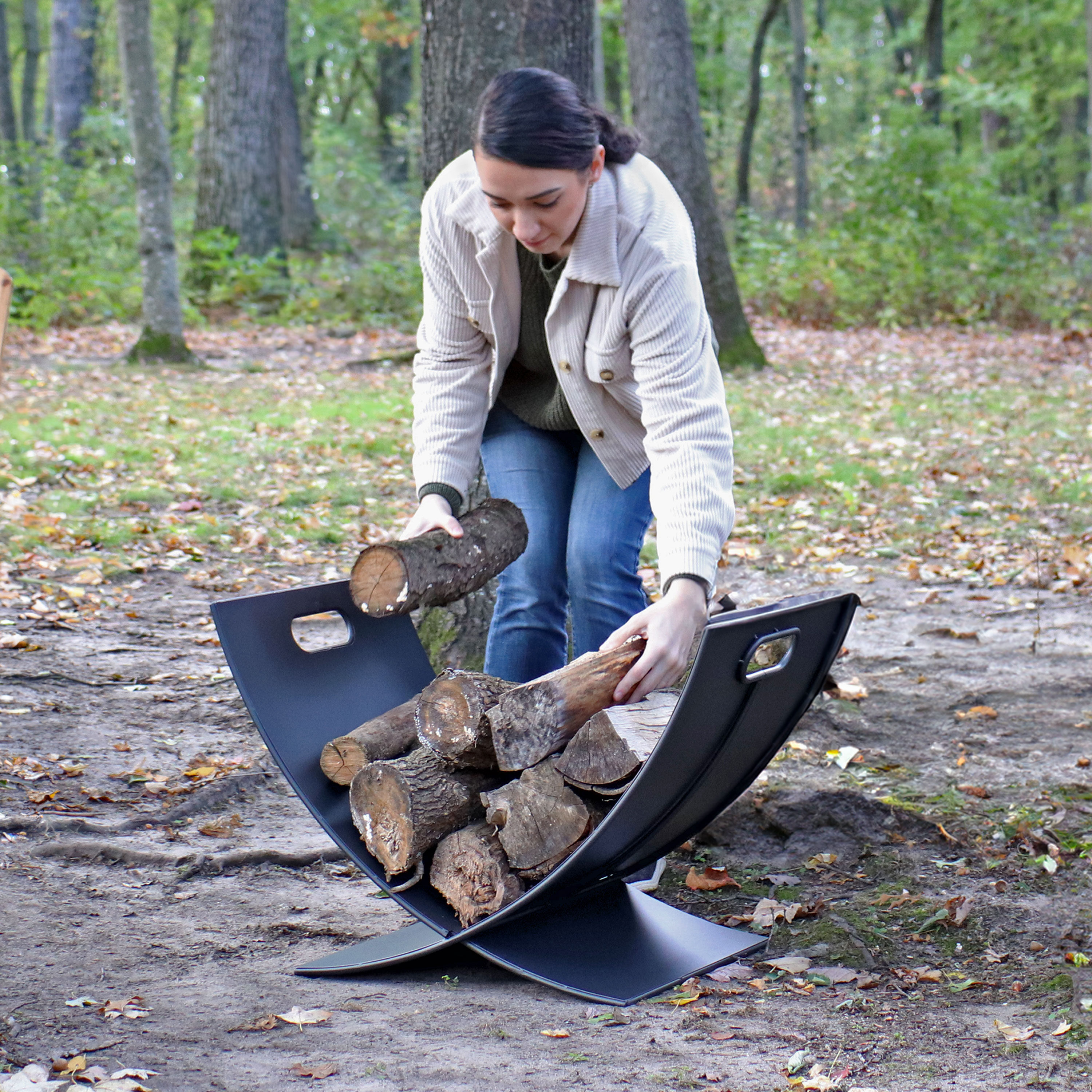 Sunnydaze Decor RCM-LG556 Firewood-Storage - View #5