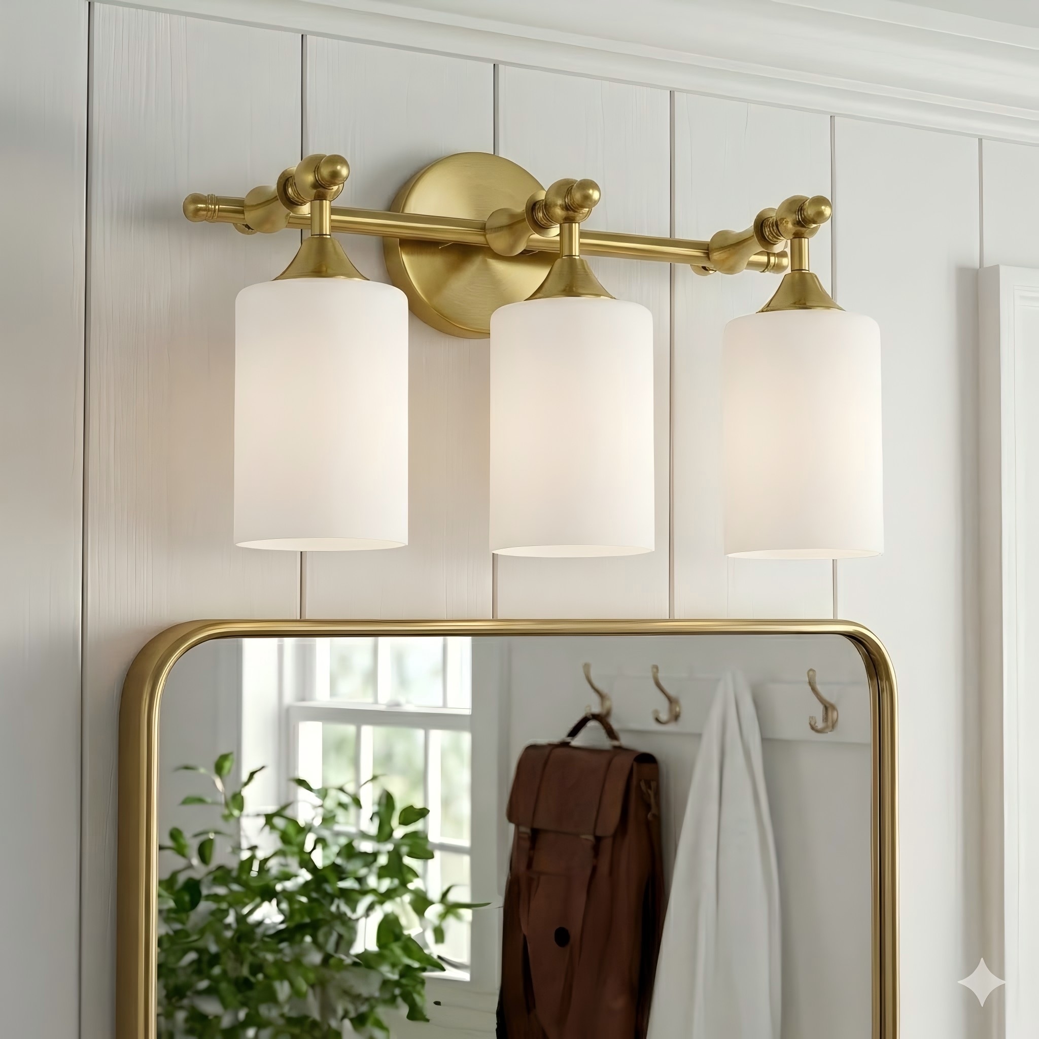 LTMATE JAZAVA 16.5-in 3 Light Brass Modern/contemporary Bathroom Vanity light