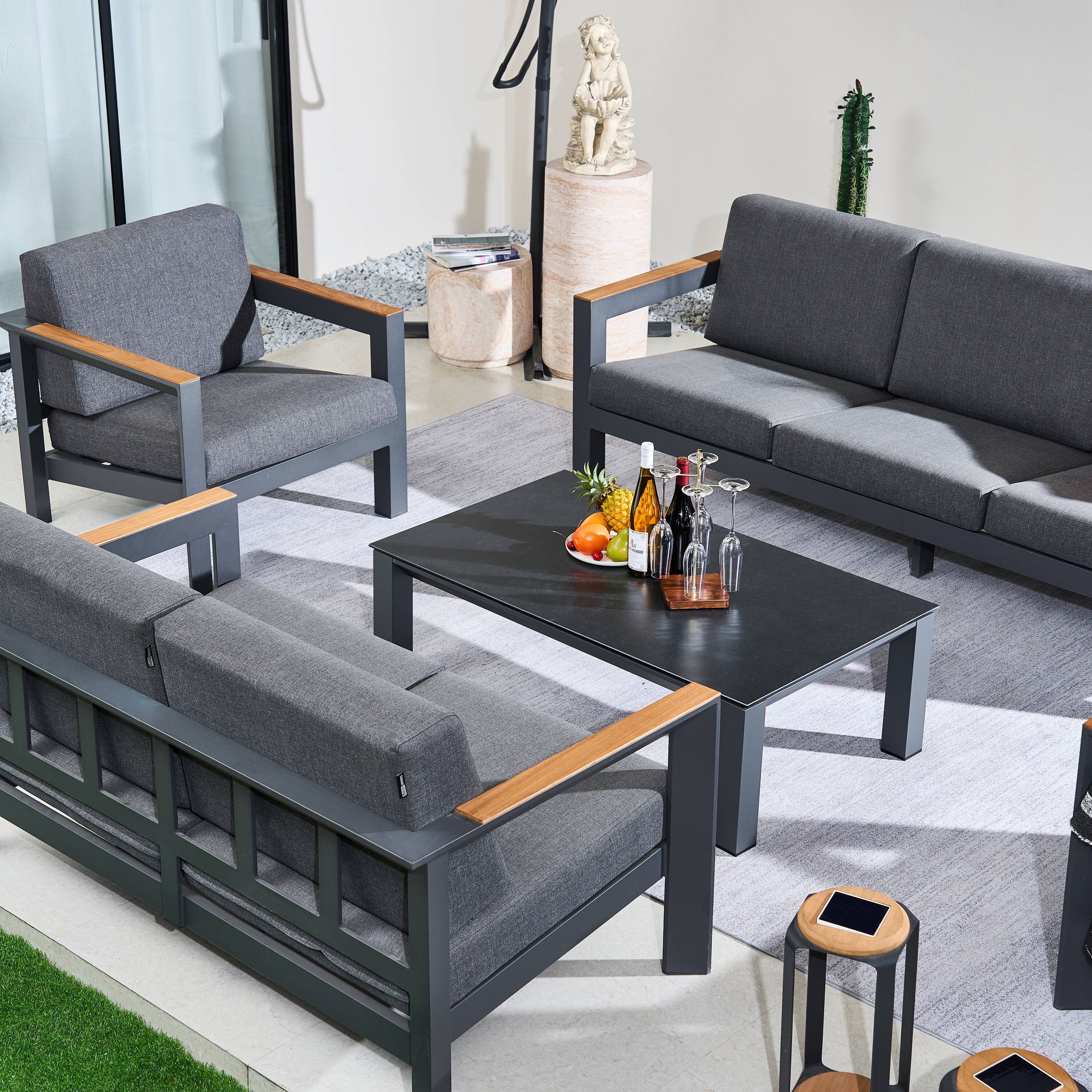 Moda Furnishings MOS-263227BO Patio-Conversation-Sets - View #3
