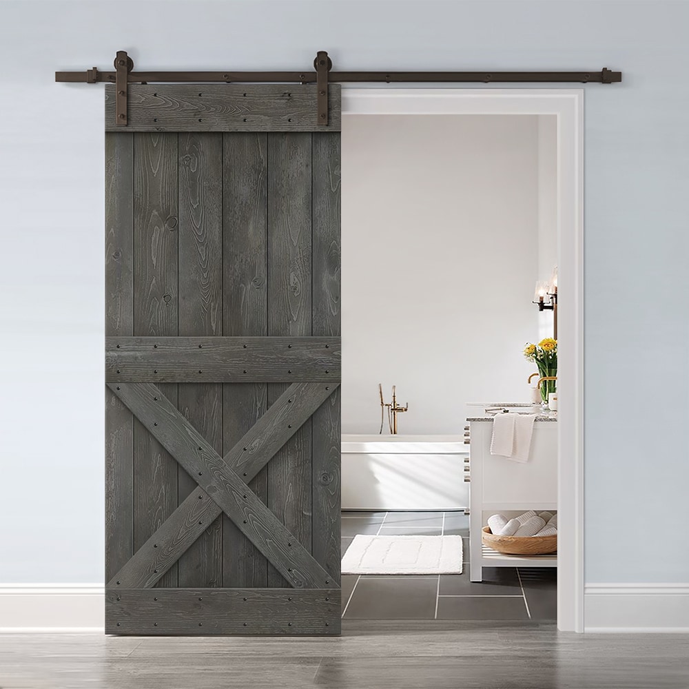 CALHOME S11-AB-96+011-48CG Barn-Doors - View #2