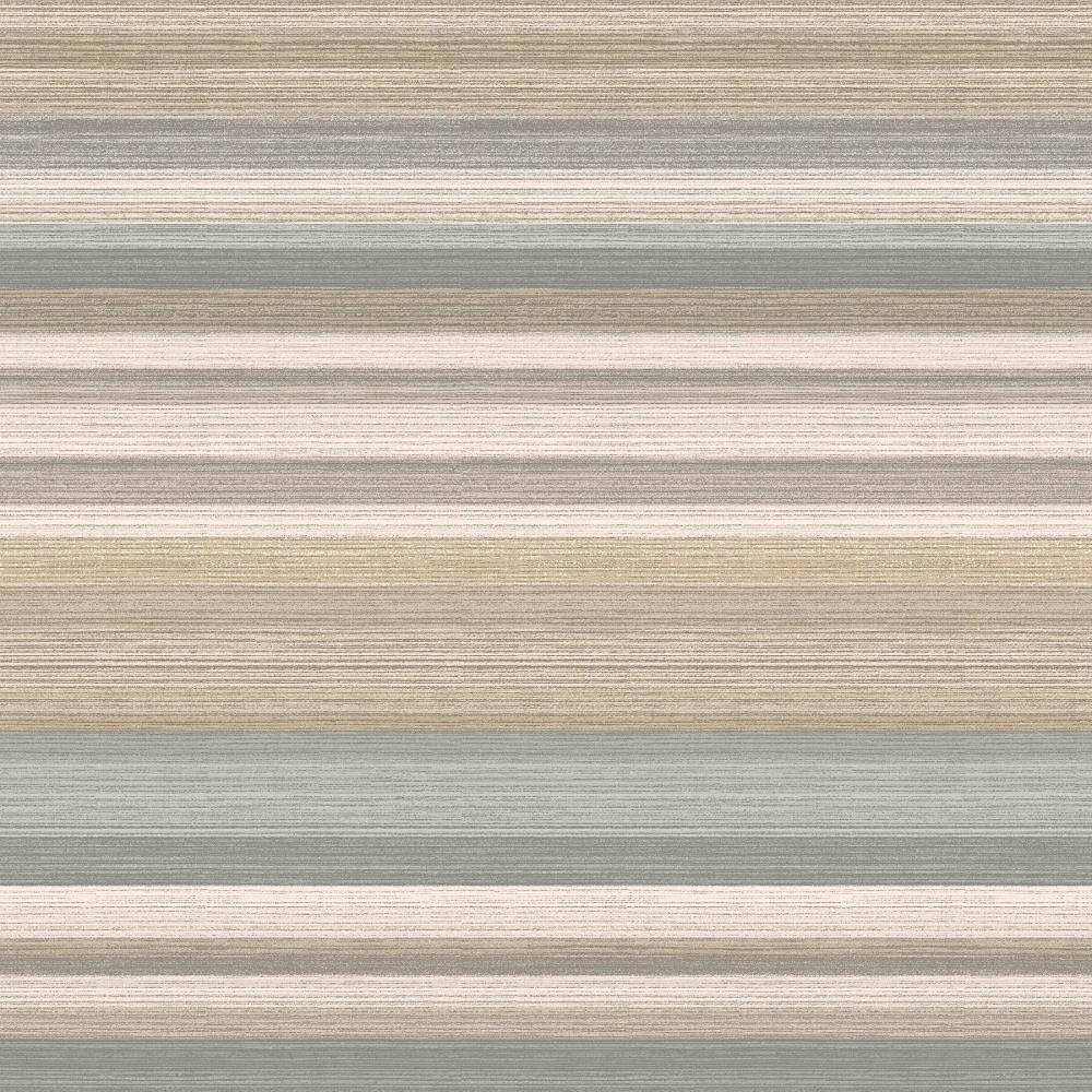 Advantage 2834-M1413 Metallic 56.4-Sq. Feet Metallic Vinyl Textured Stripes 3D Unpasted Wallpaper