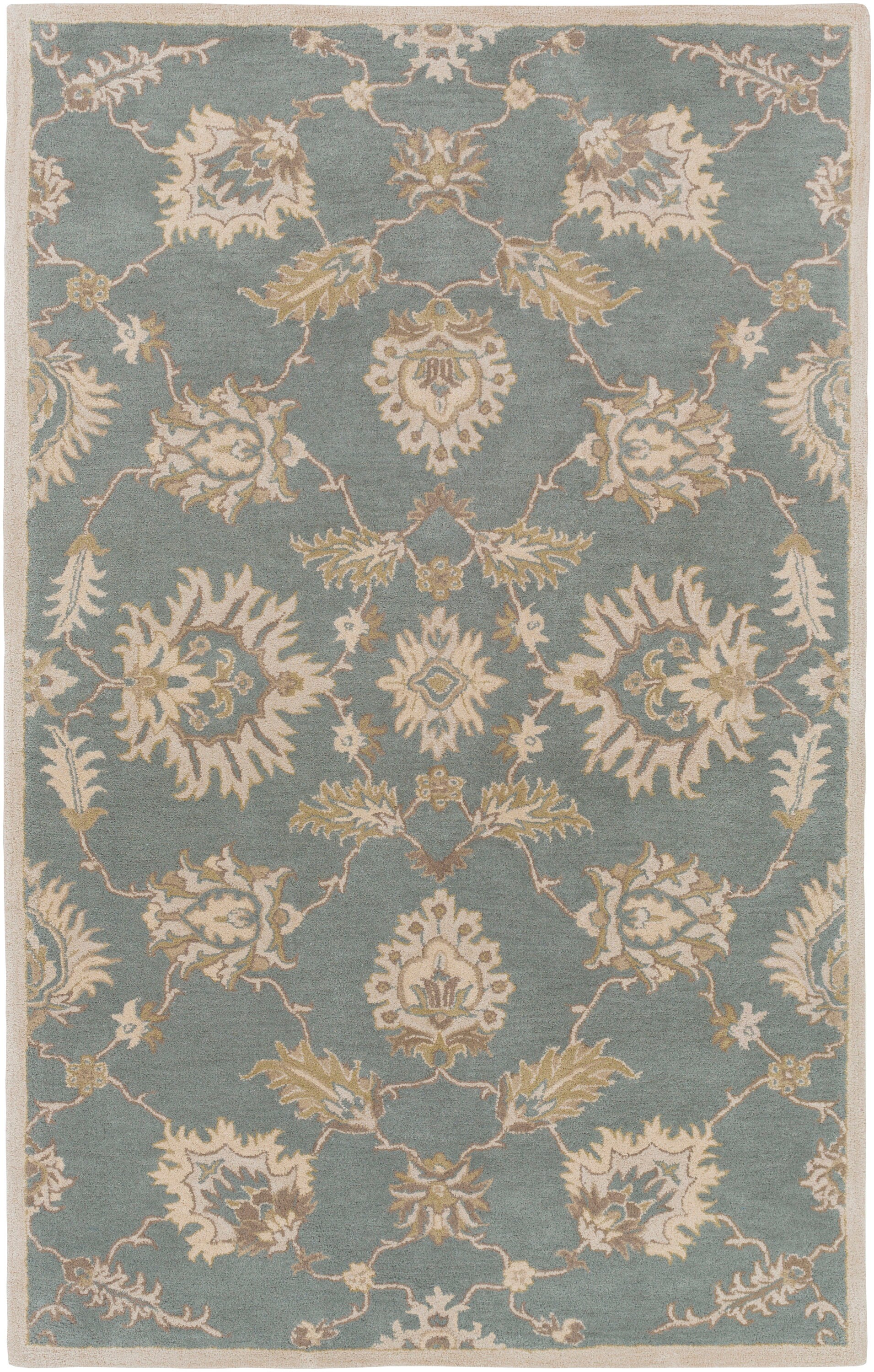 Surya CAE1156-7696 Caesar 8 X 10 (ft) Wool Olive Indoor Medallion Oriental Area Rug