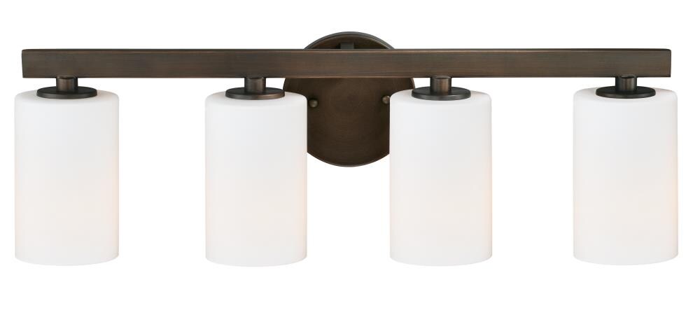 Cascadia W0230 Glendale 4-Light Sienna Bronze Transitional Vanity Light