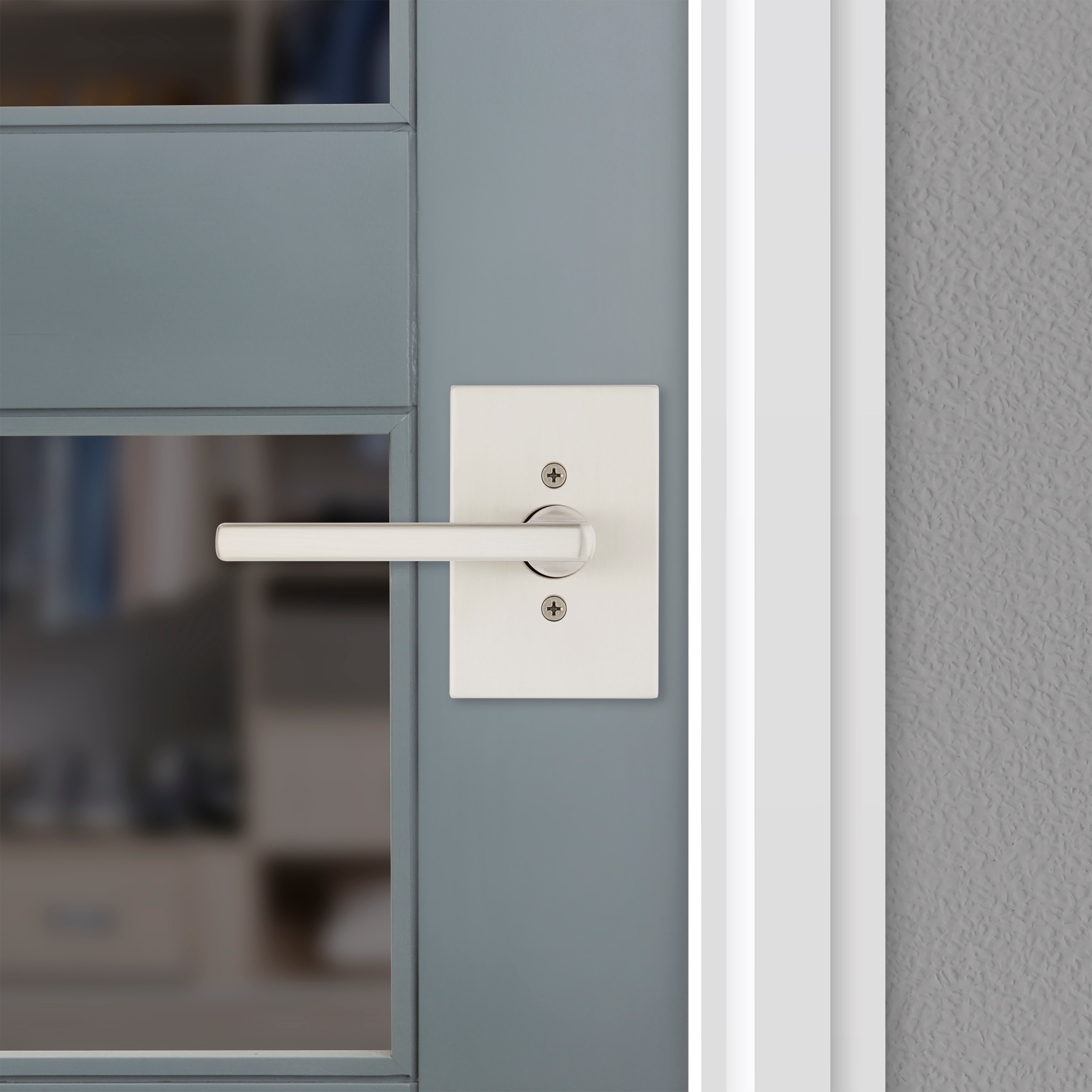 Kwikset Signature Series Halifax Satin Nickel Reversible Dummy in the ...