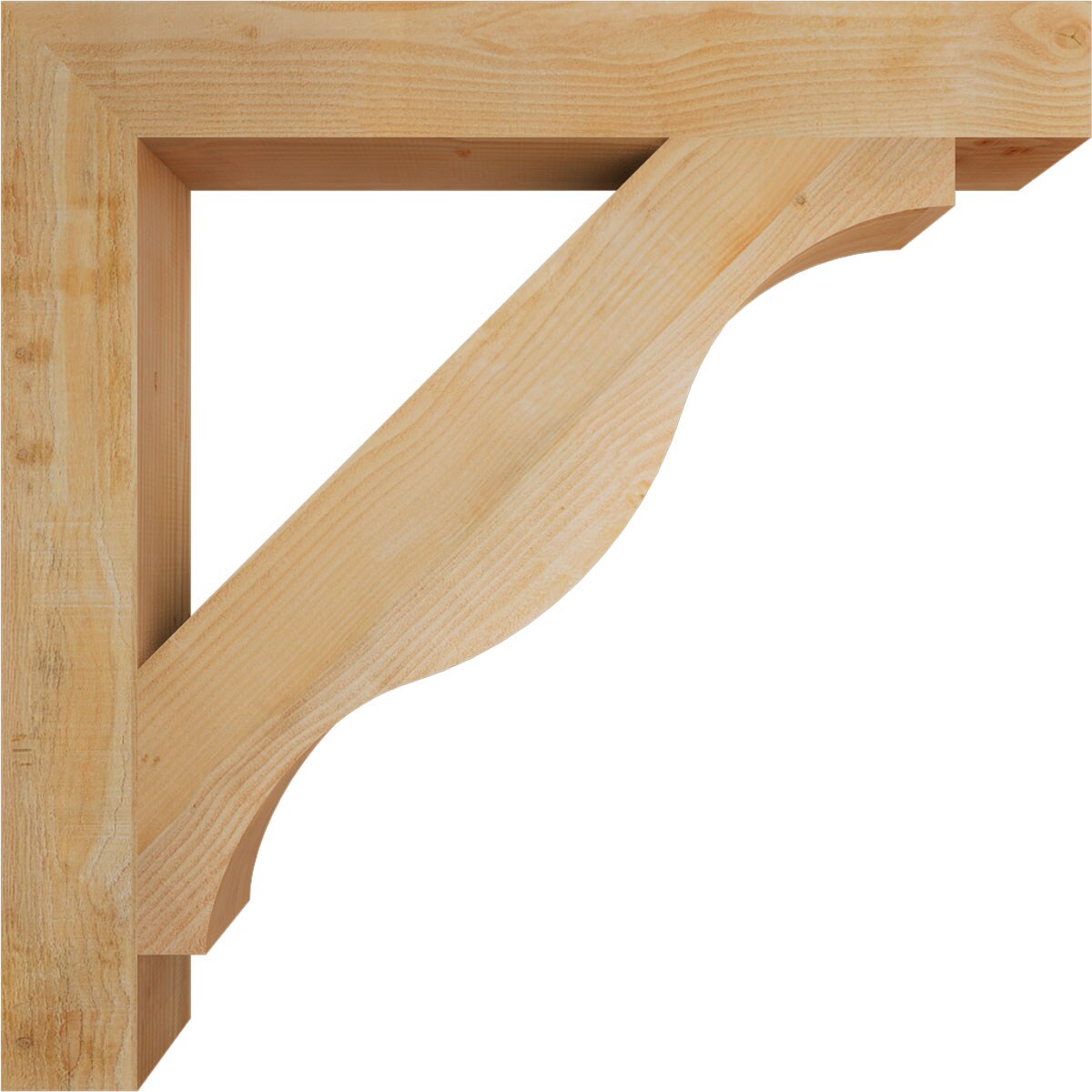 Ekena Millwork BKT06X48X48FST05RDF Exterior-Brackets-Braces - View #3
