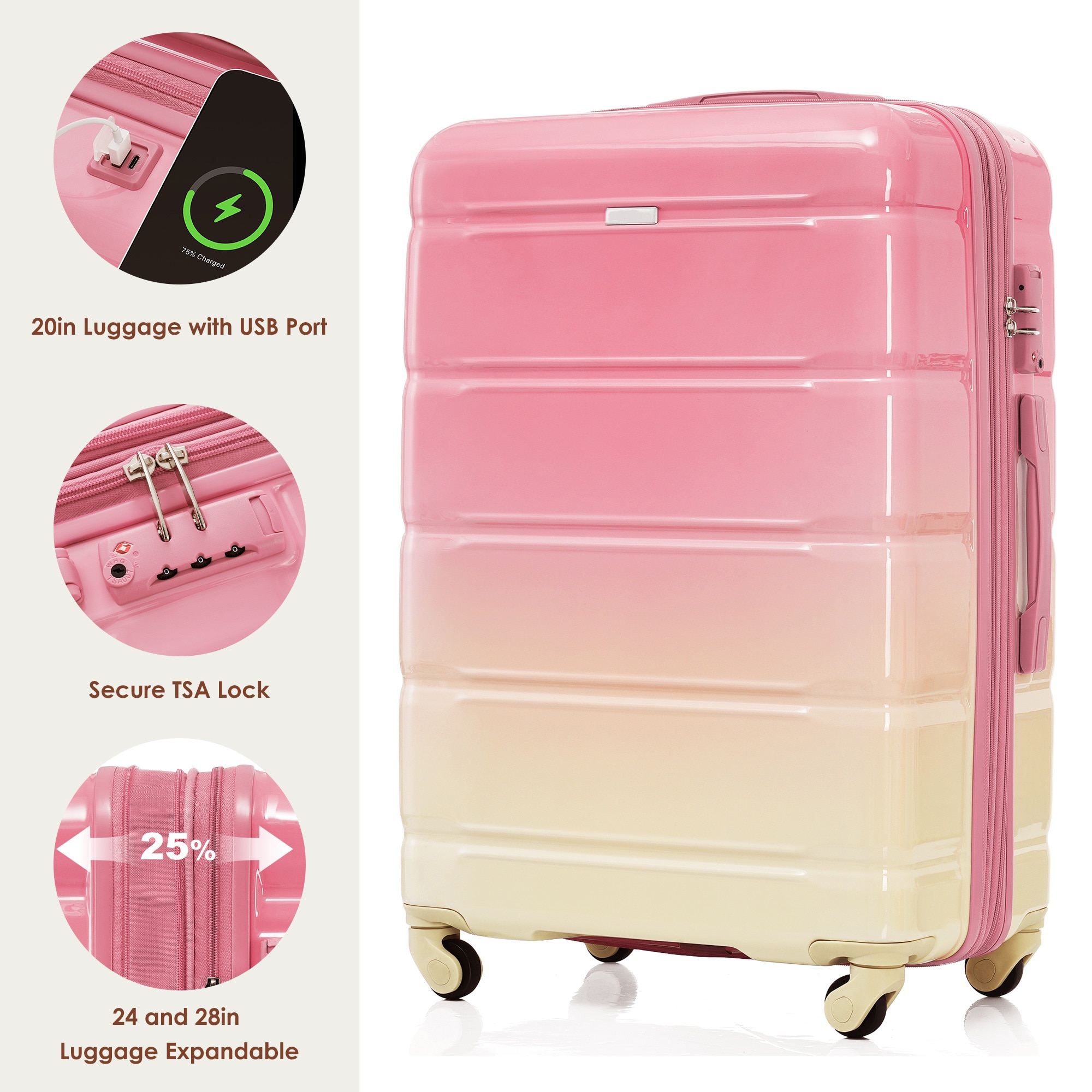 SINOFURN SYD9600011PL Luggage-And-Luggage-Sets - View #3