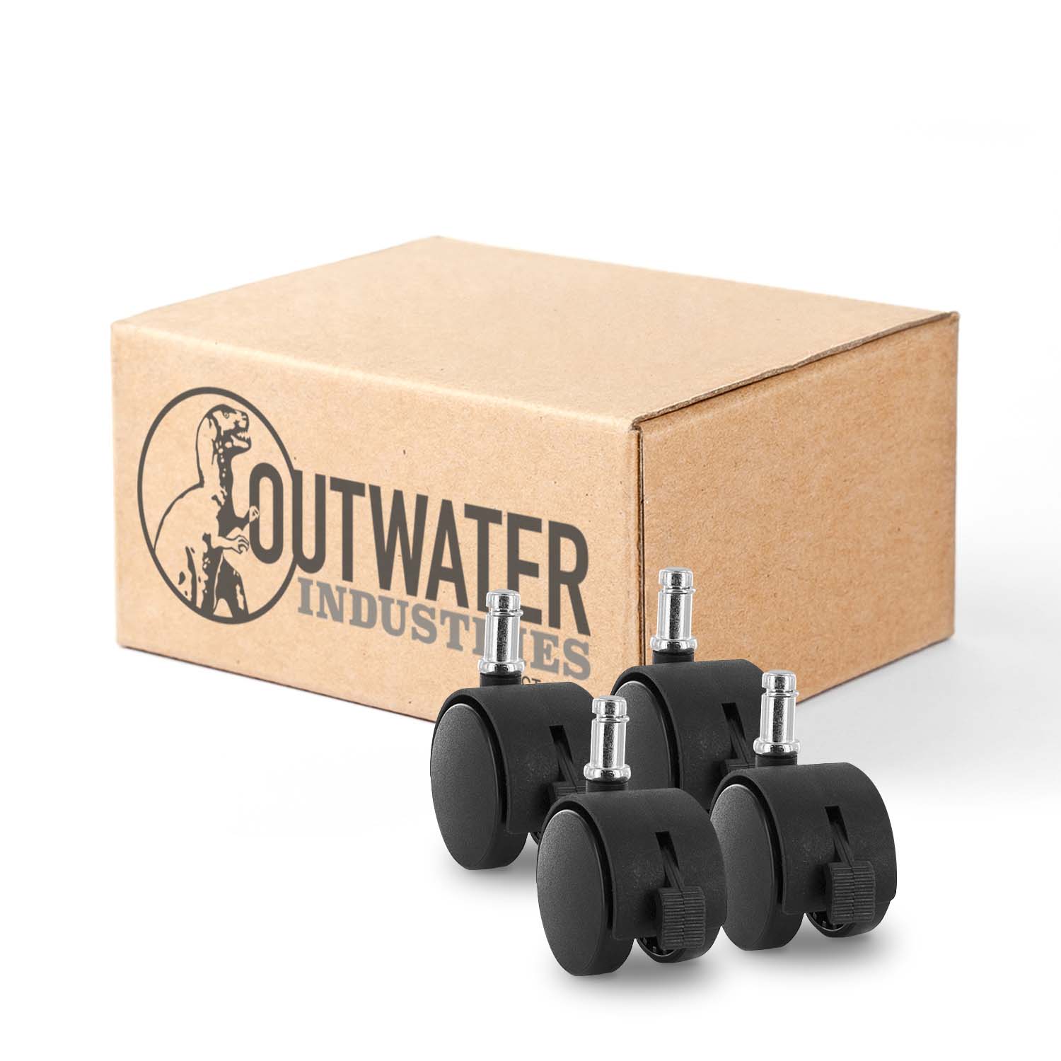 Outwater 3P1.14.00051 2-in Rubber Swivel Caster