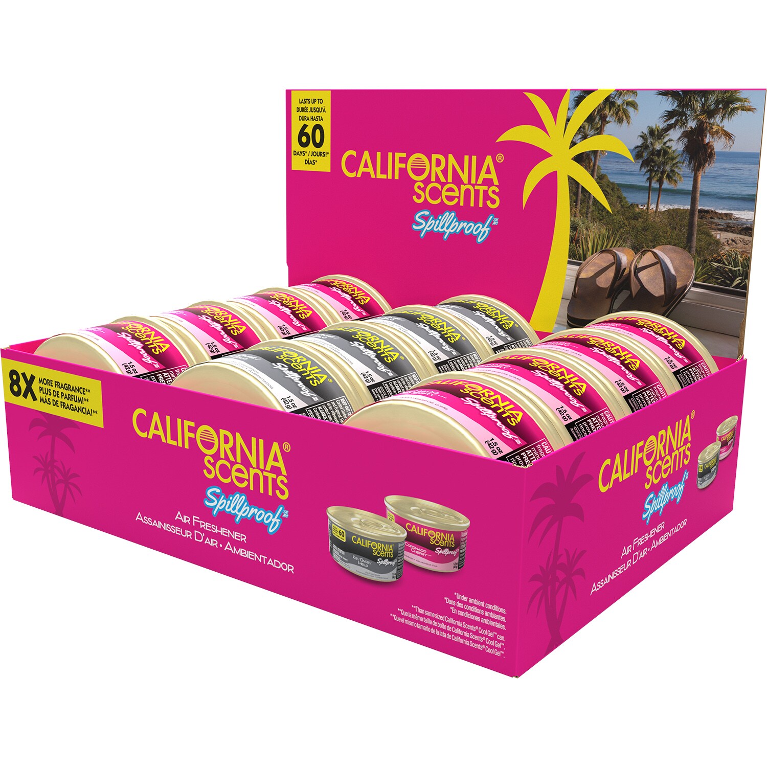 California Scents 1.5oz Assorted Dispenser Air Freshener in the Air