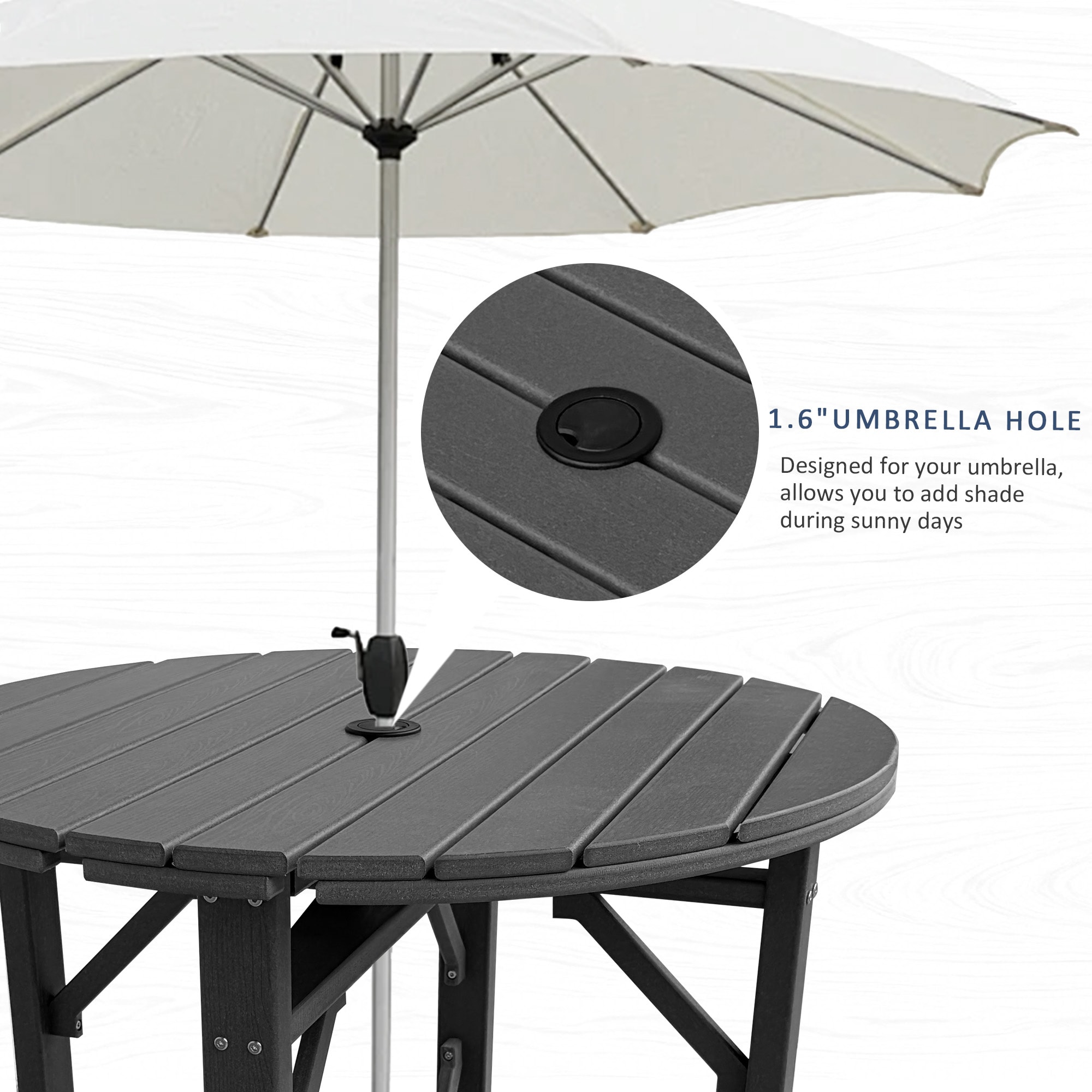 Fortune Candy ER036-G Patio-Tables - View #4