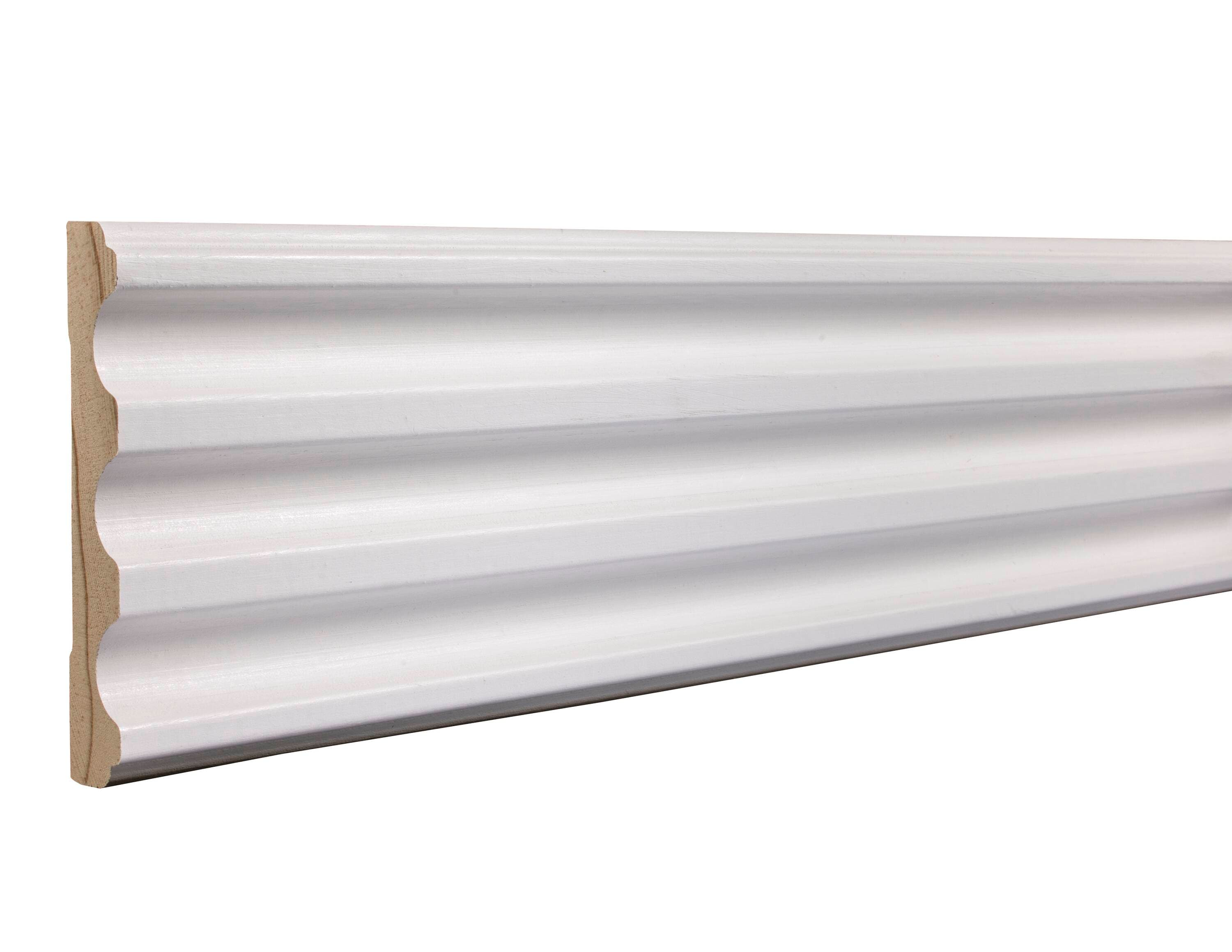 RELIABILT L047373212 9/16-in x 3-1/4-in x 12-ft Primed Wood Pine Fluted Casing