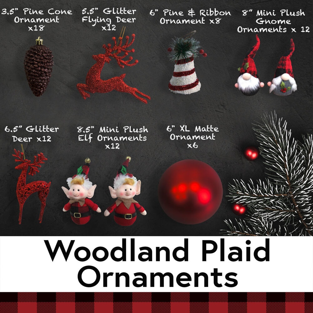 Fraser Hill Farm FFORNPL-CM075-3GR Christmas-Tree-Decoration-Kits - View #8