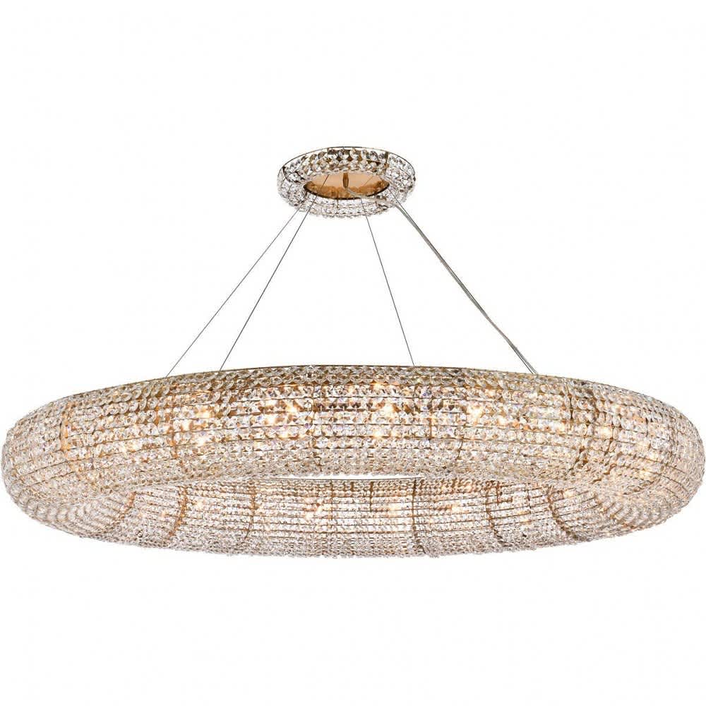 Elegant Lighting A-EL-2114G59G/RC Paris 24 - Light -Contemporary Brass / Crystal / Iron Chandelier
