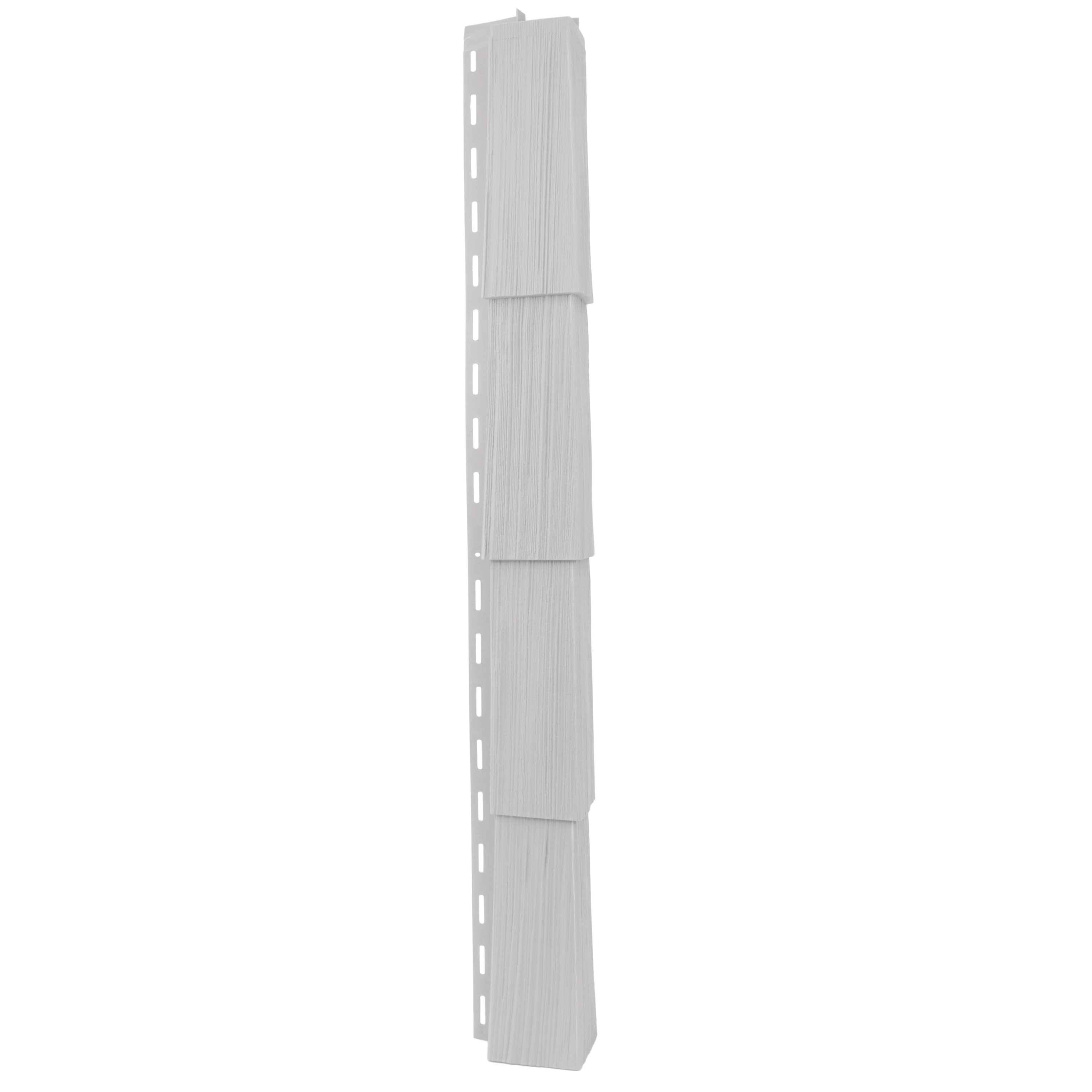 Georgia-Pacific 161574A Gray Outside Corner Post Vinyl Siding Trim 3.5-in x 38.5-in