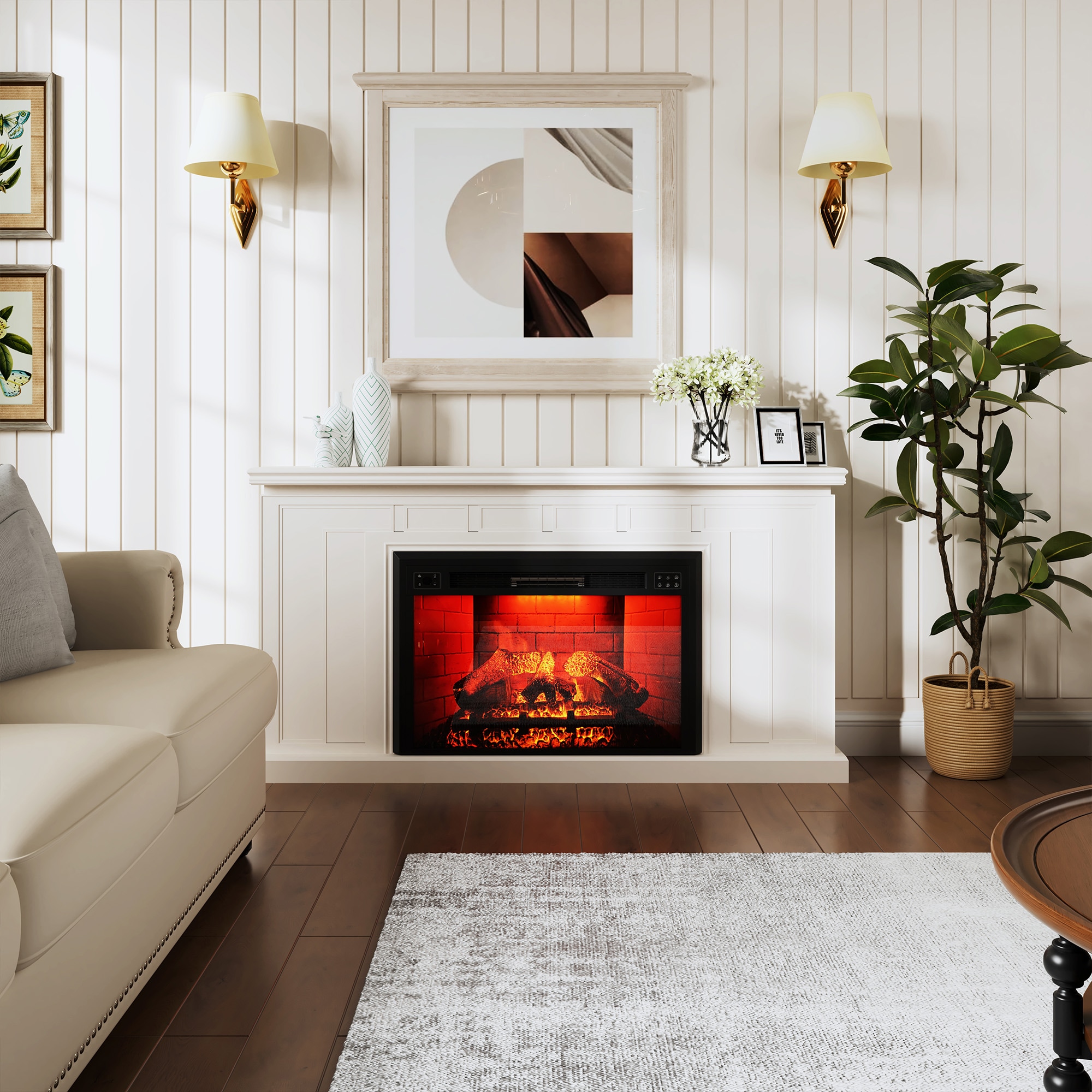 Clihome BL-ZH-07-35 Electric-Fireplaces - View #3
