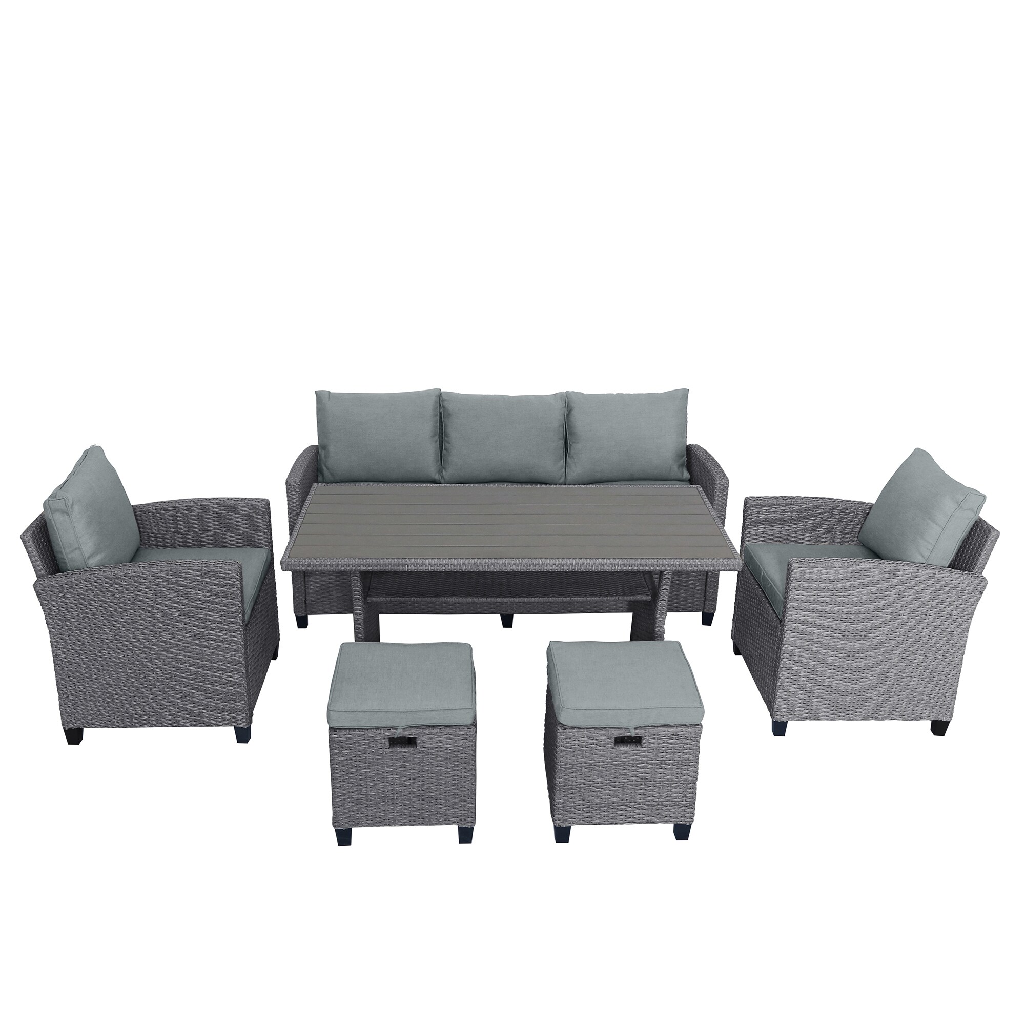 SINOFURN SYA330125GY Patio-Conversation-Sets - View #5