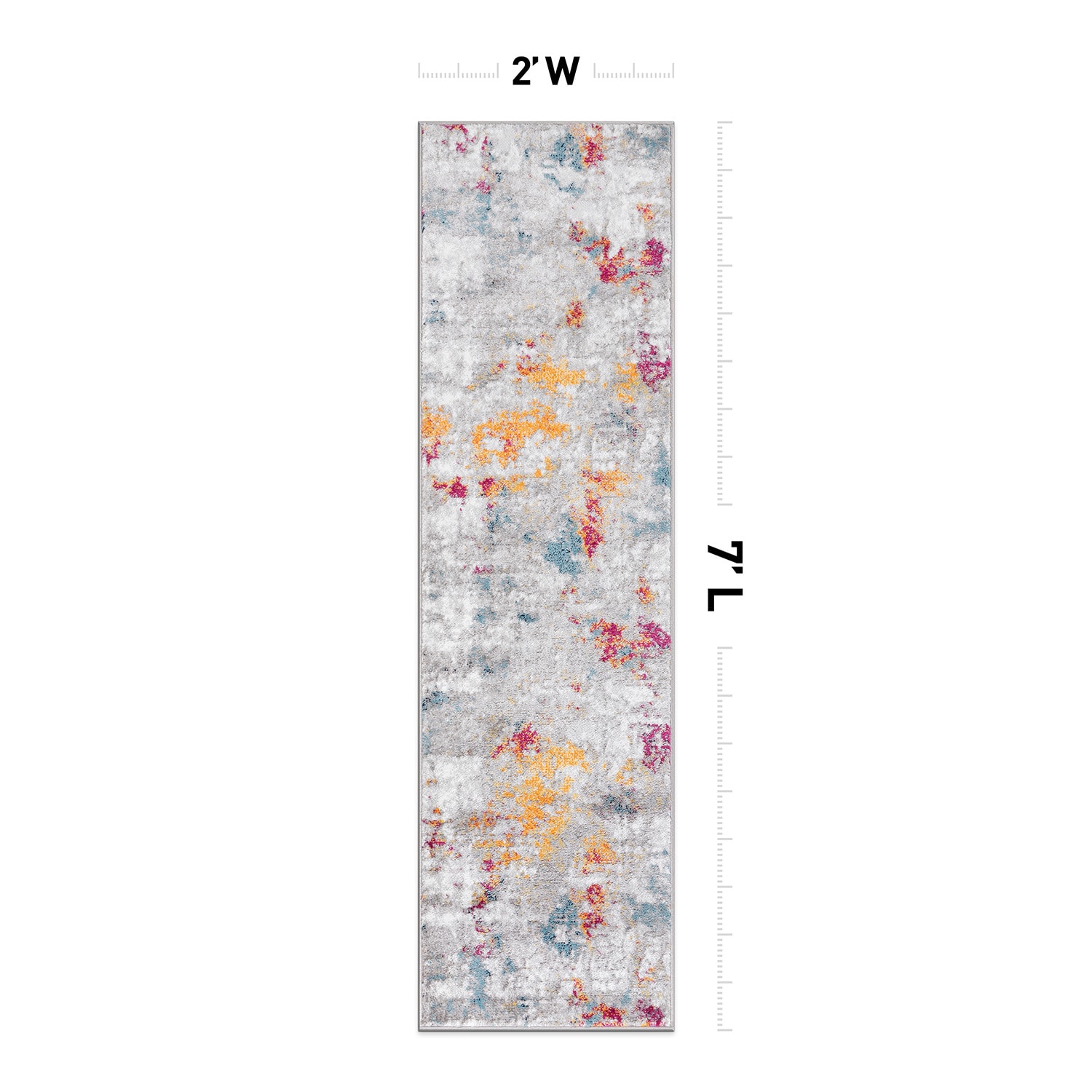 World Rug Gallery 935MULTI2X7 rugs - View #3