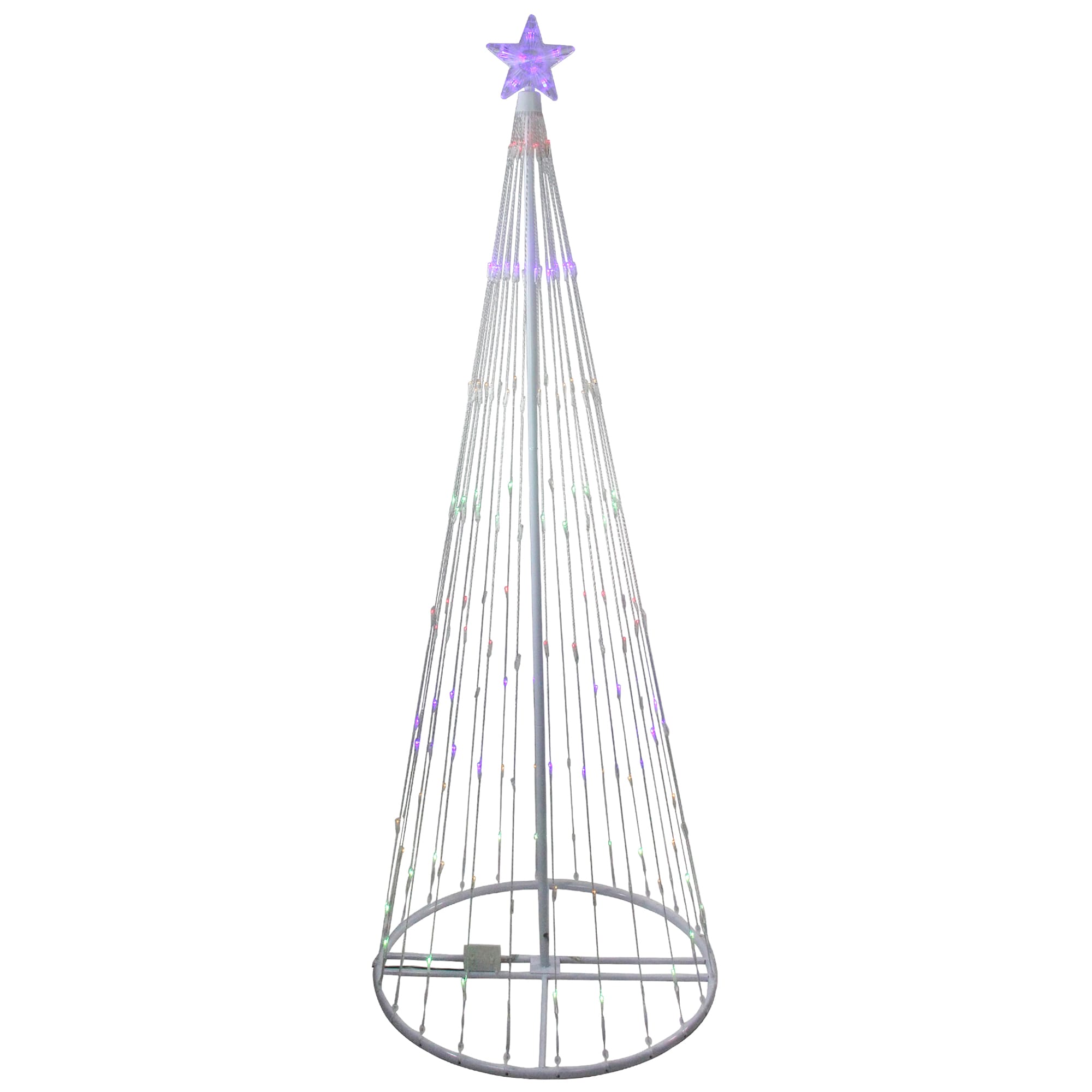 Northlight 144-in Christmas Tree Free Standing Decoration with ...