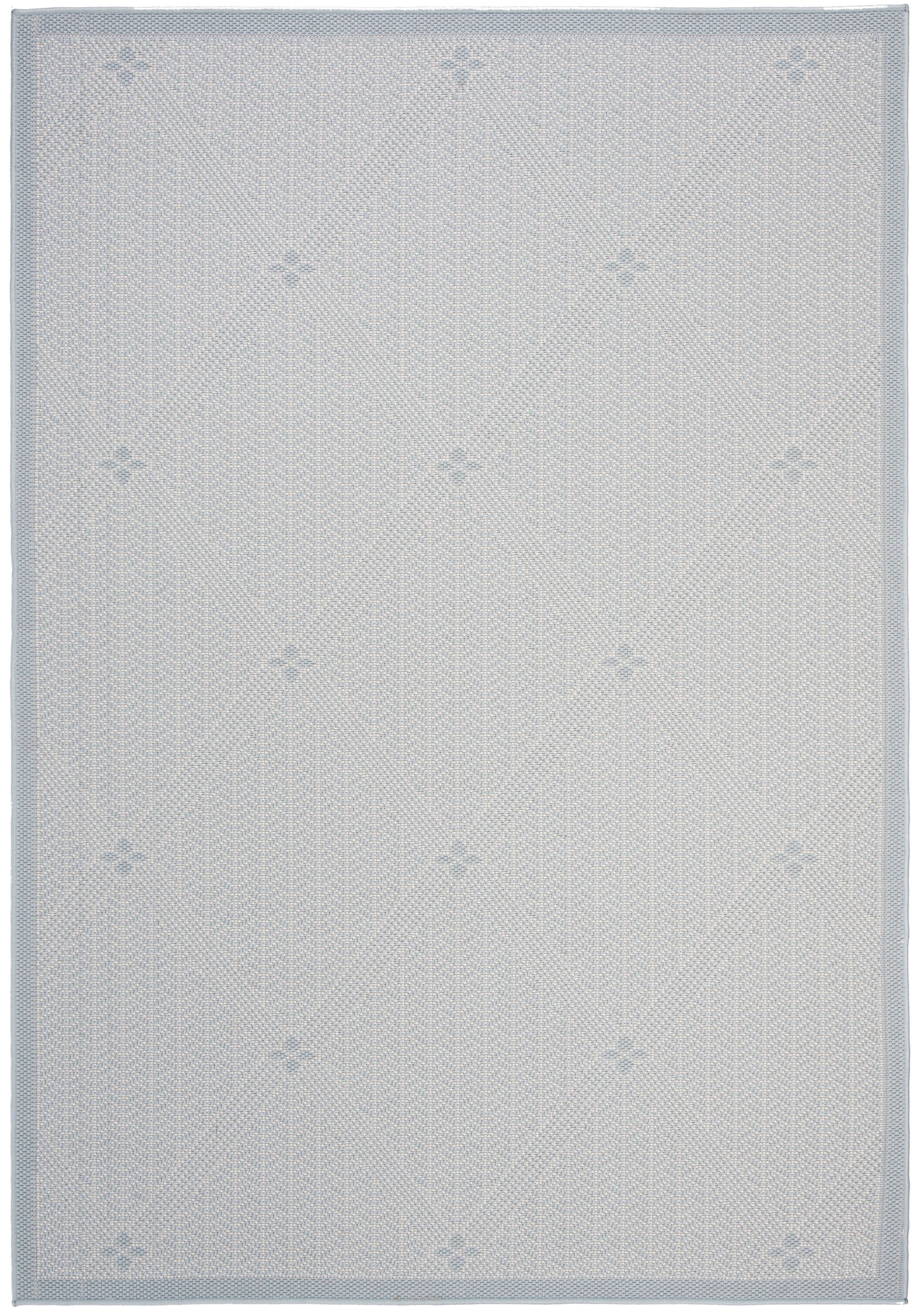 Safavieh MSRO339G-5 Martha Stewart Indoor Outdoor Tetyana 5 x 8 (ft) Loomed Polypropylene Silver/Gray Rectangular Indoor/Outdoor Geometric Farmhouse/Cottage Area rug