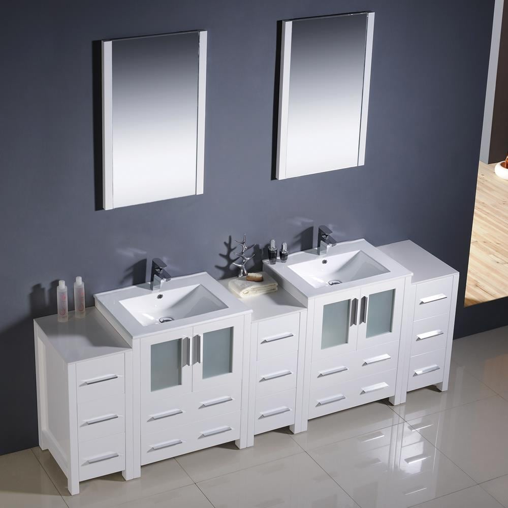 Fresca FVN62-72WH-UNS Bath-Vanity-Combo - View #3
