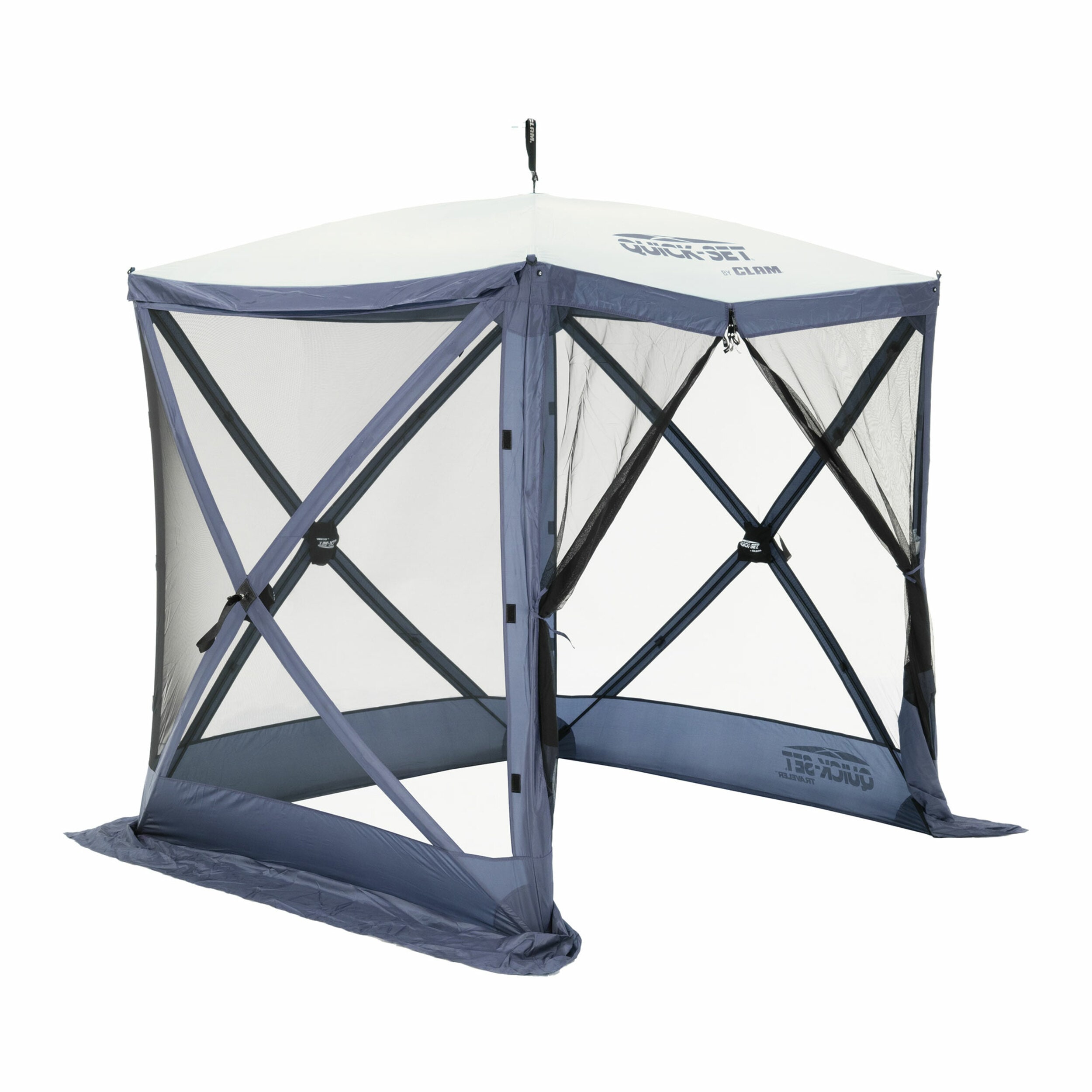 Clam Outdoors 321115 6-Feet x 6-Feet Square Blue - 6' x 6' Pop-up canopy