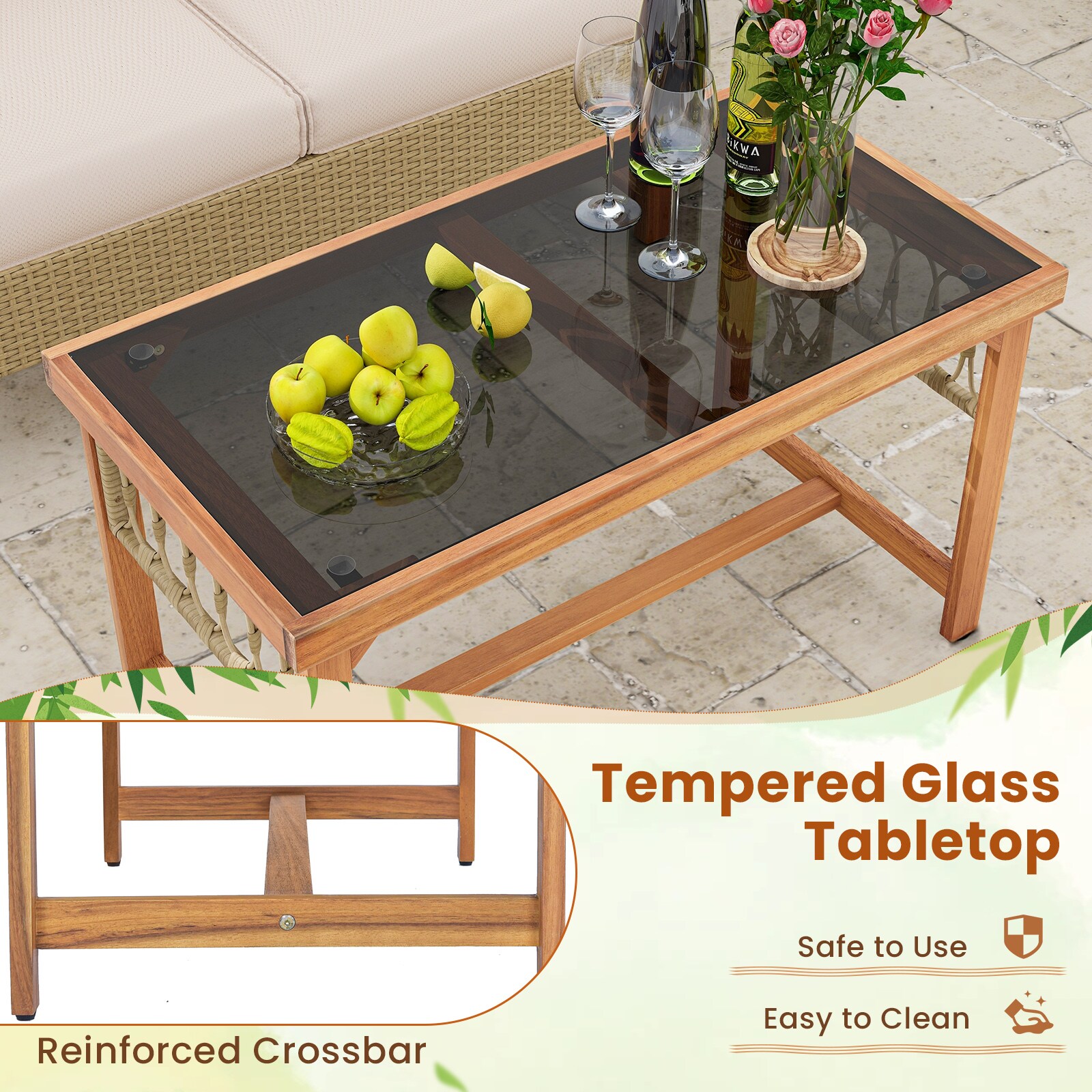 Ayelon 728BNLW4KHW72 Patio-Conversation-Sets - View #5