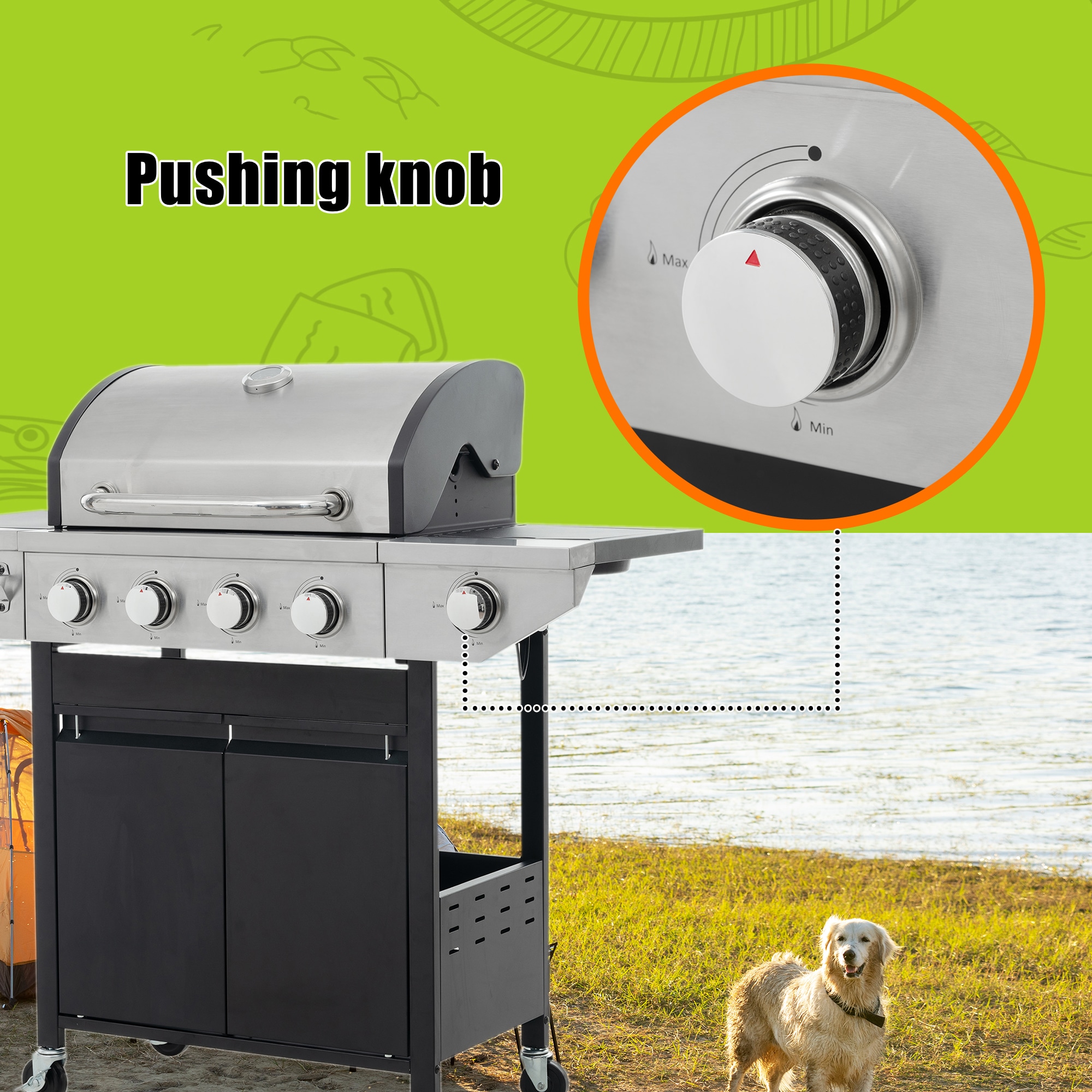 Mondawe MO-QG50002021 Gas-Grill - View #7