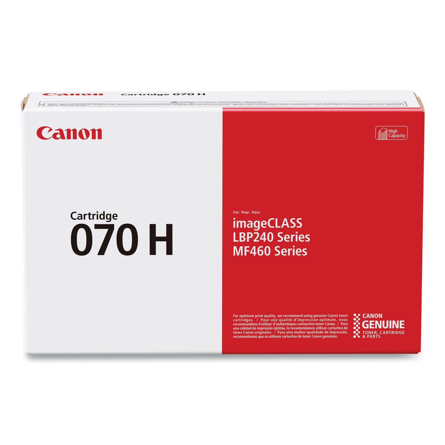 Canon 5640C001 (070H) High-Yield Toner 10200 Page-Yield Black