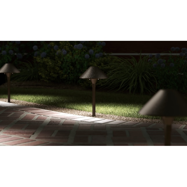 Hardwired Led Outdoor Path Light, Bronze Landscape Lighting Kits
